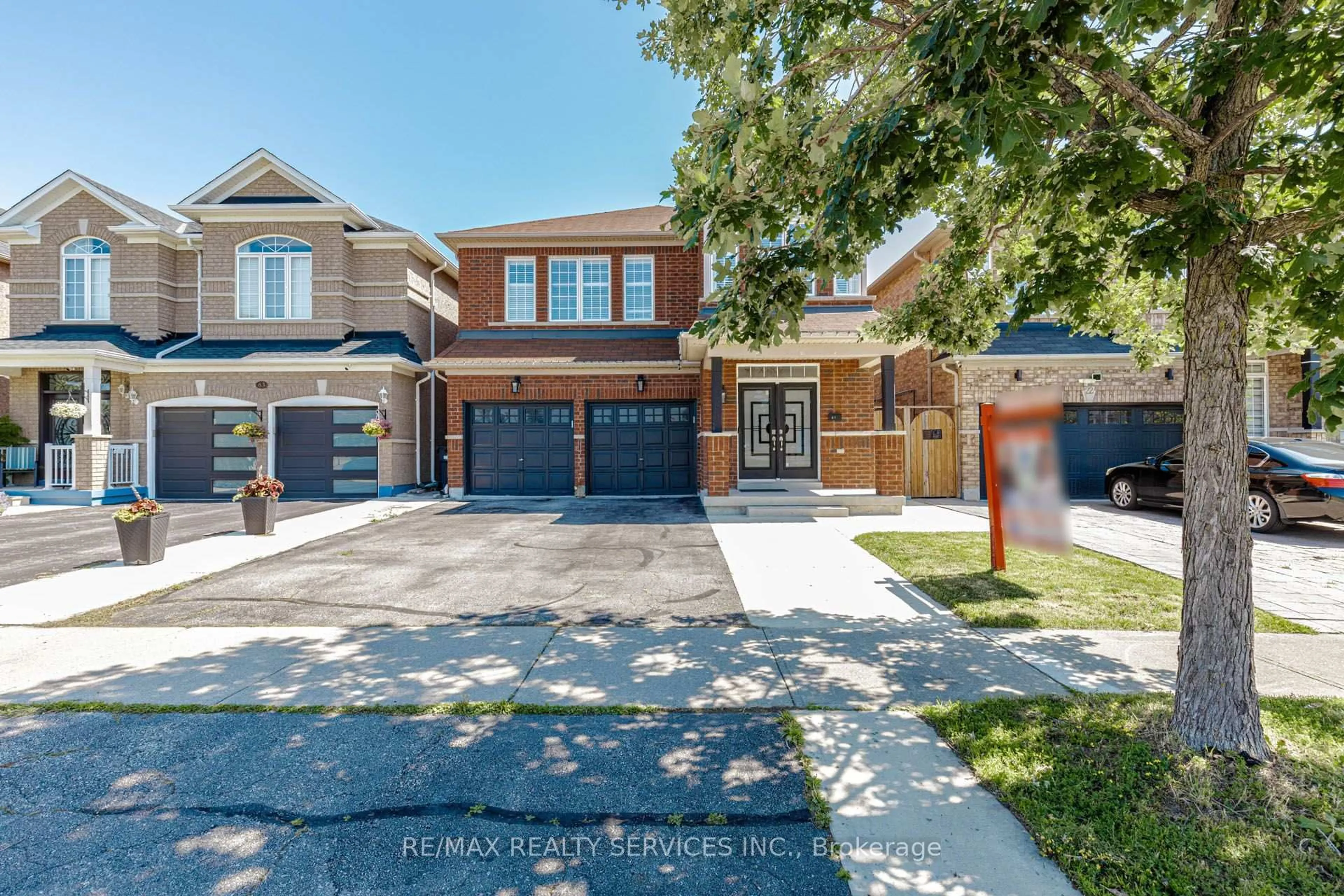 Home with brick exterior material, street for 61 Sugarcane Ave, Brampton Ontario L6R 0E6