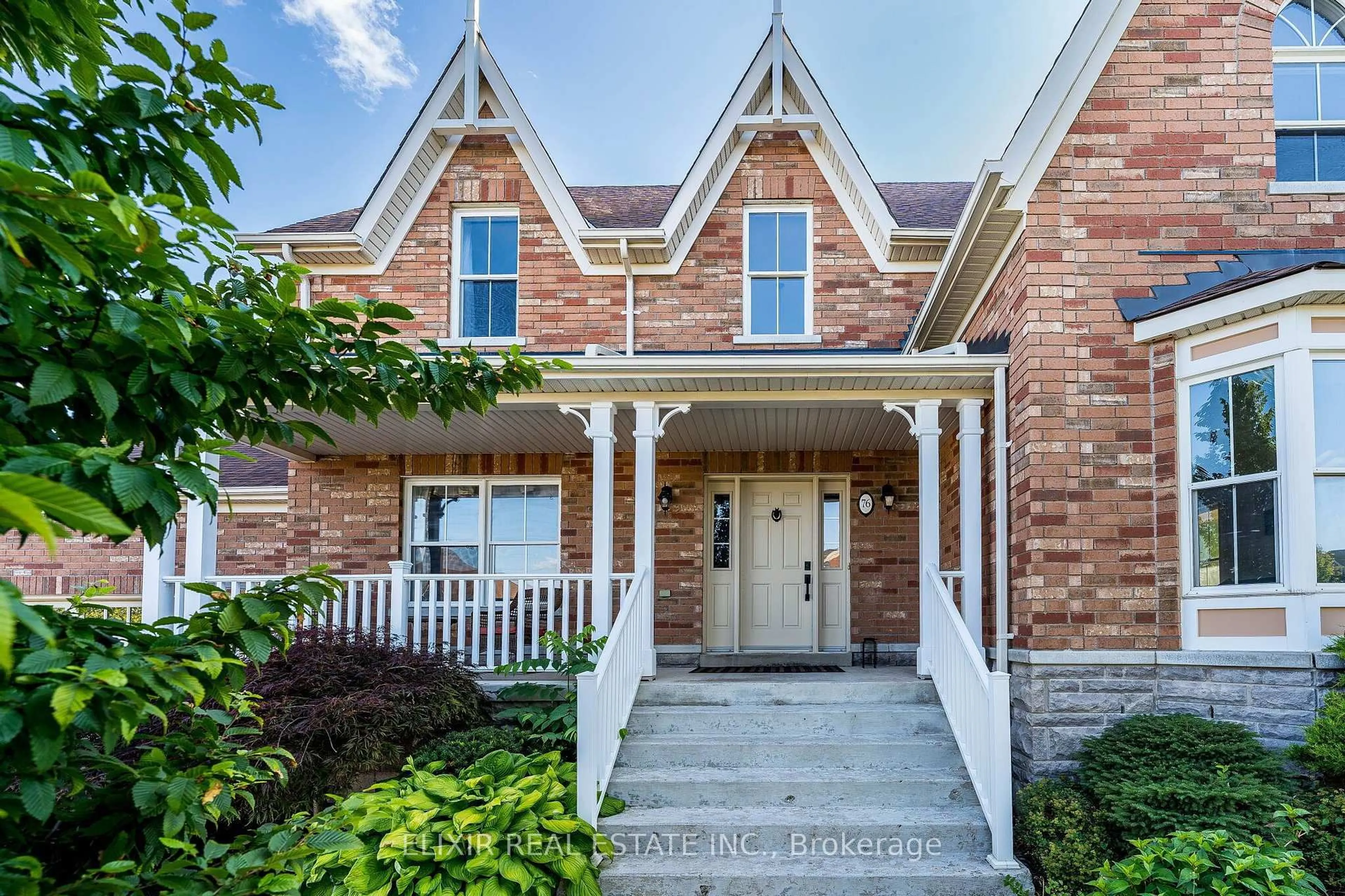 Home with brick exterior material, street for 76 North Riverdale Dr, Caledon Ontario L7C 1L1