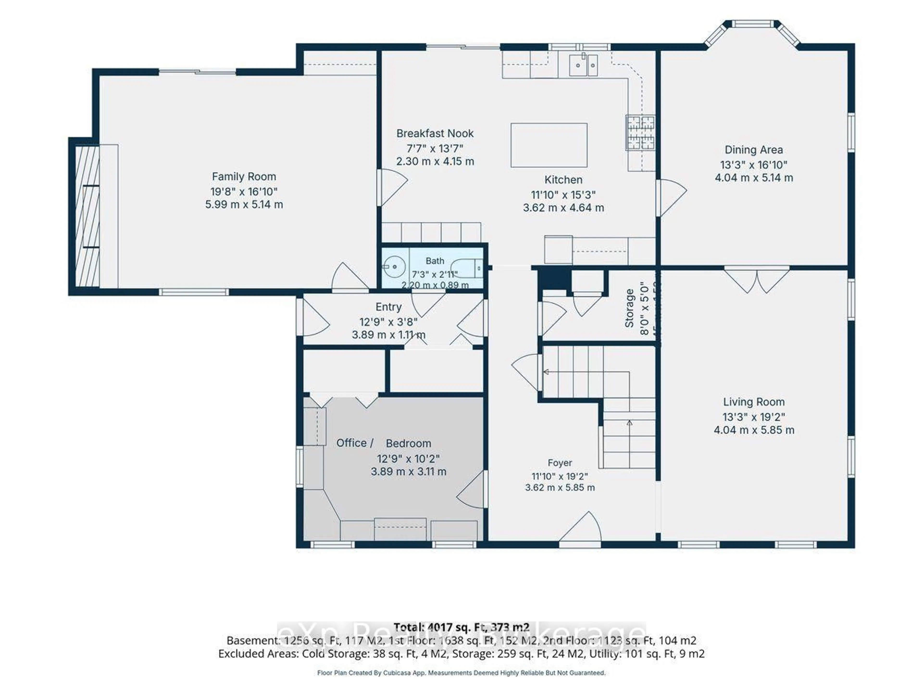 Floor plan for 2039 Blacklock St, Milton Ontario L0P 1B0