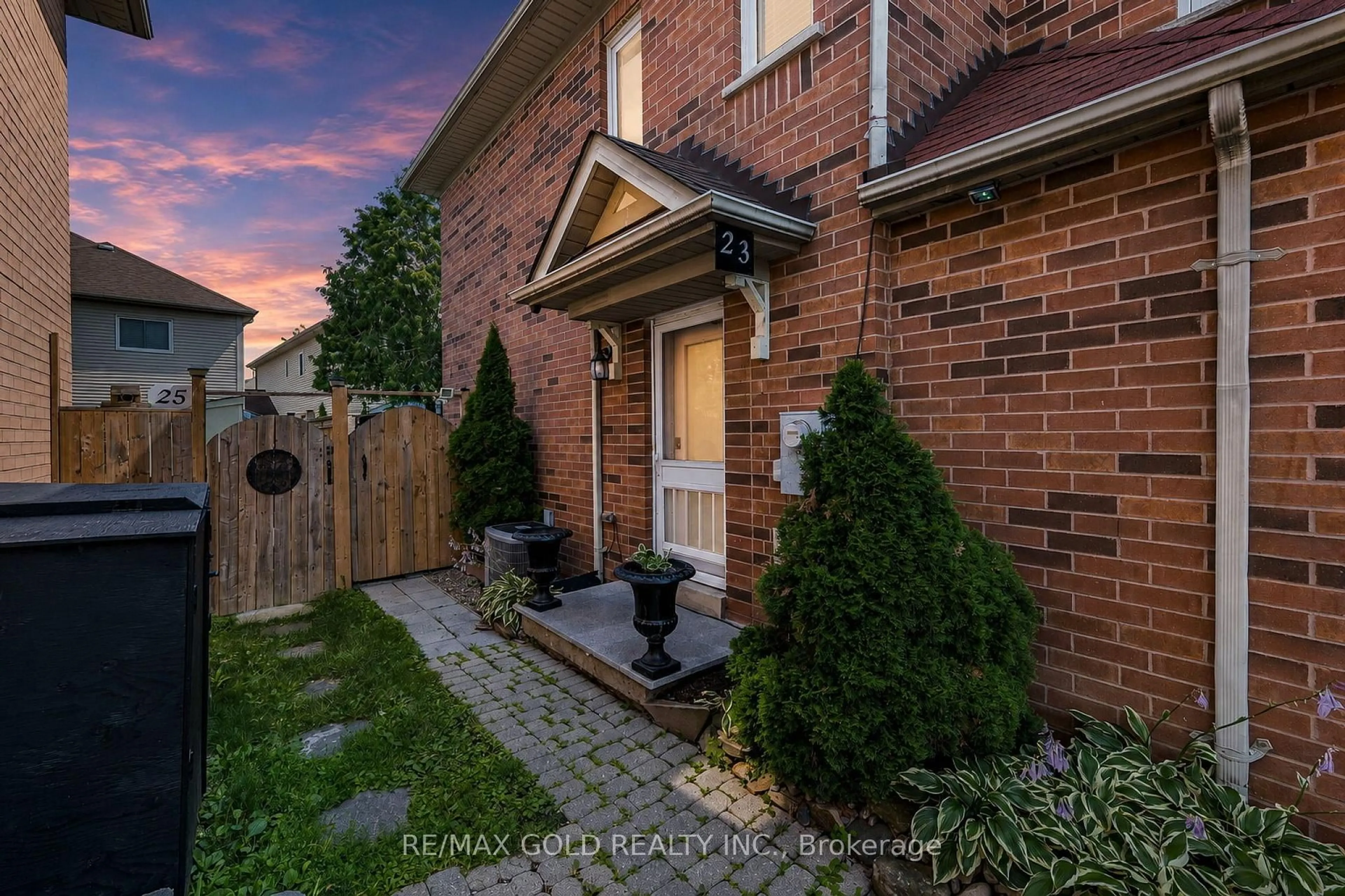 Home with brick exterior material, street for 23 Rain Lily Lane, Brampton Ontario L6R 1S4
