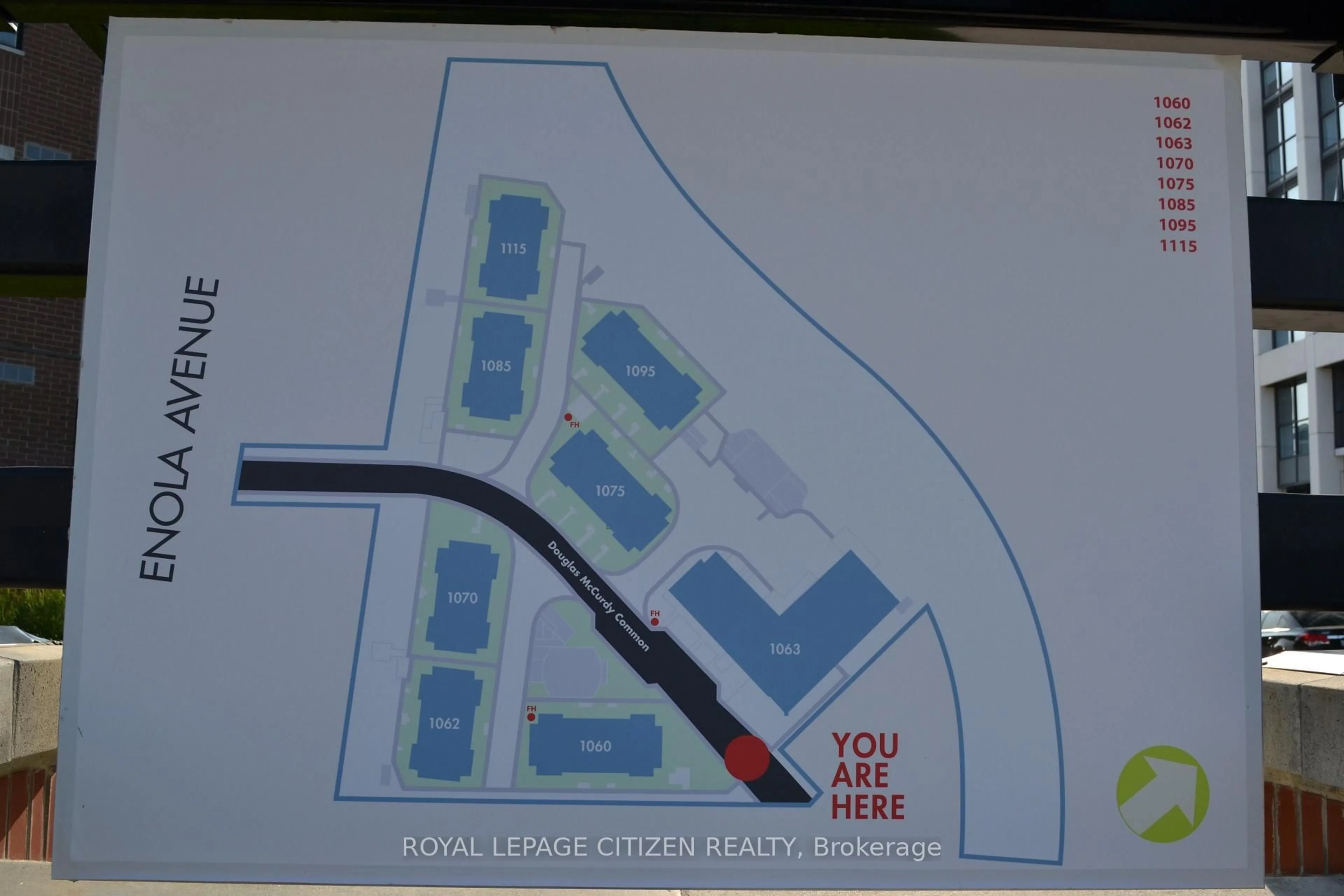 Picture of a map for 1075 Douglas Mccurdy Common #248, Mississauga Ontario L5G 0C6