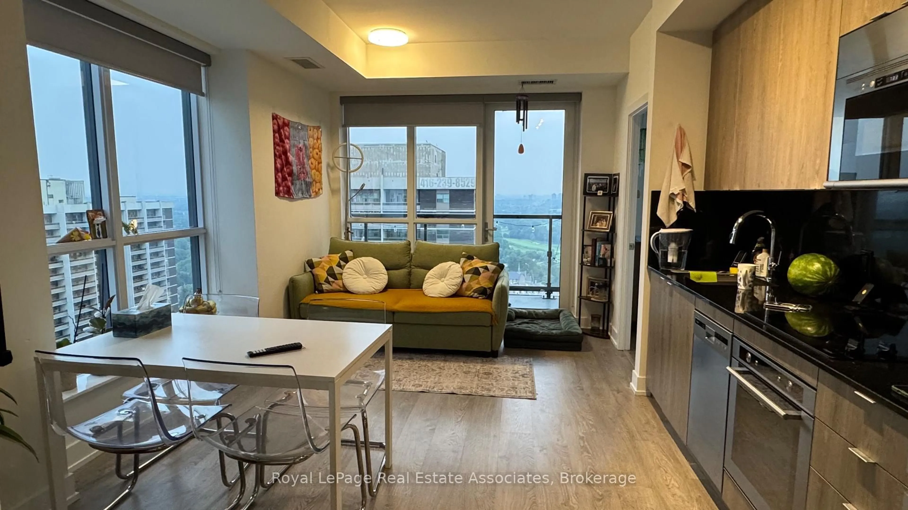 Living room with furniture, unknown for 5 Mabelle Ave #3433, Toronto Ontario M9A 0C8