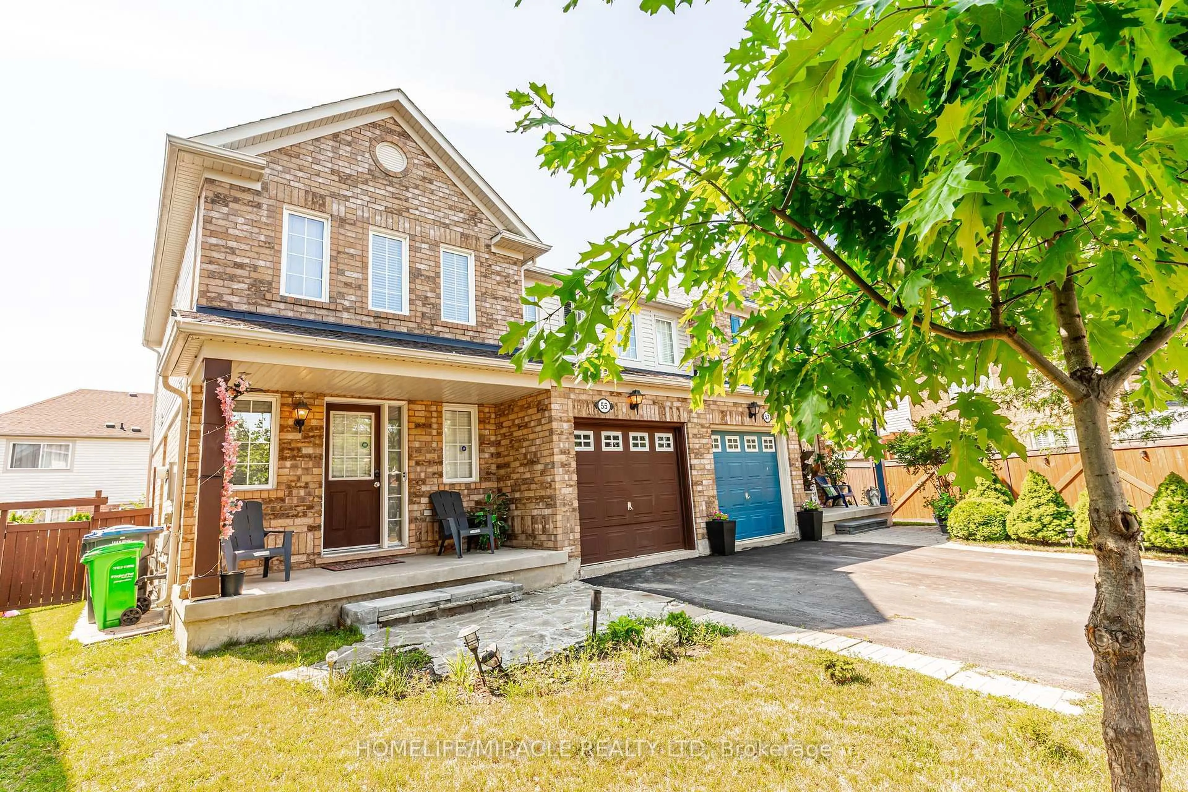Home with brick exterior material, street for 55 Keats Terr, Brampton Ontario L7A 3M9