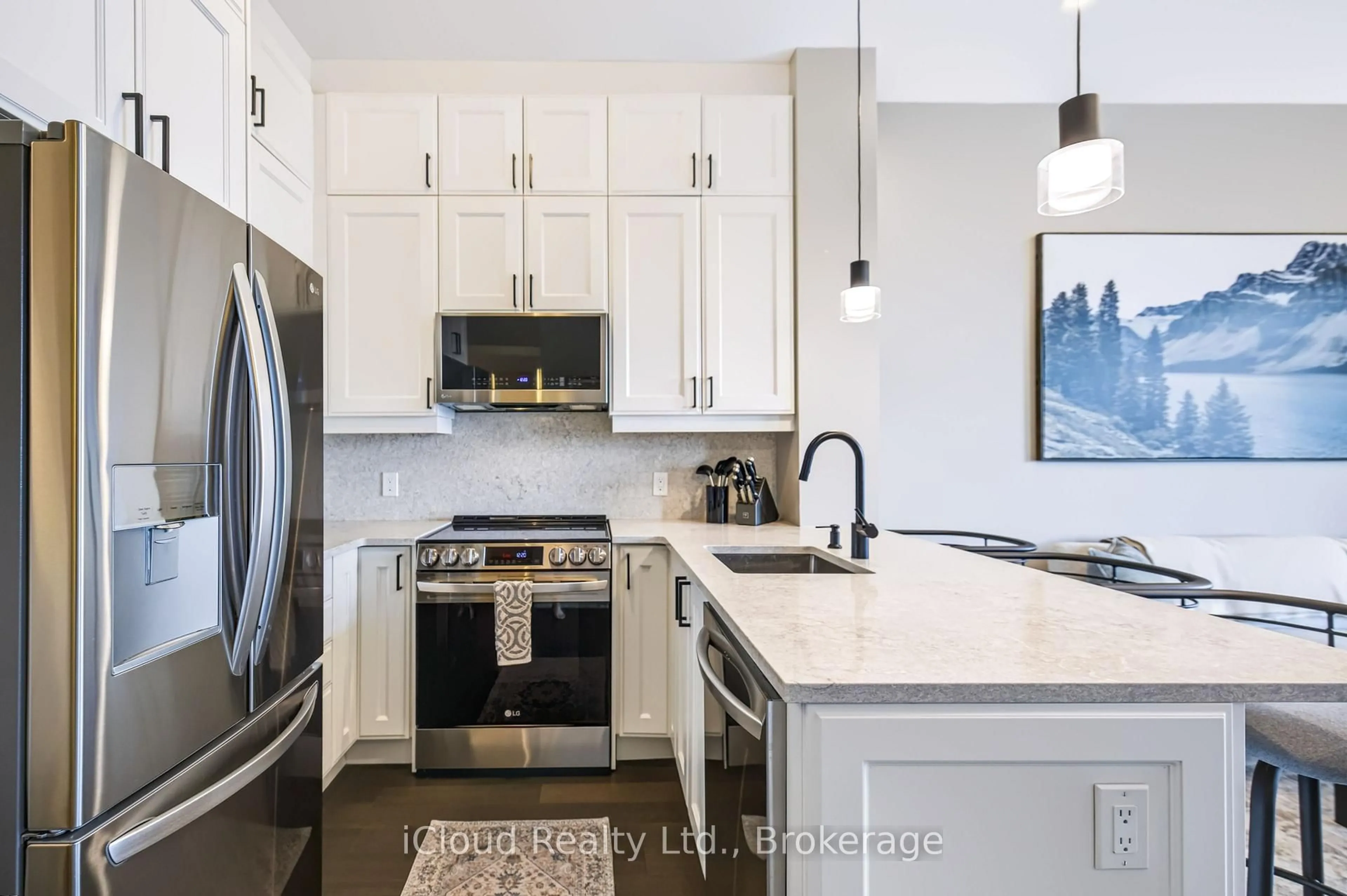 Open concept kitchen, unknown for 460 Gordon Krantz Ave #612, Milton Ontario L9E 1Z2