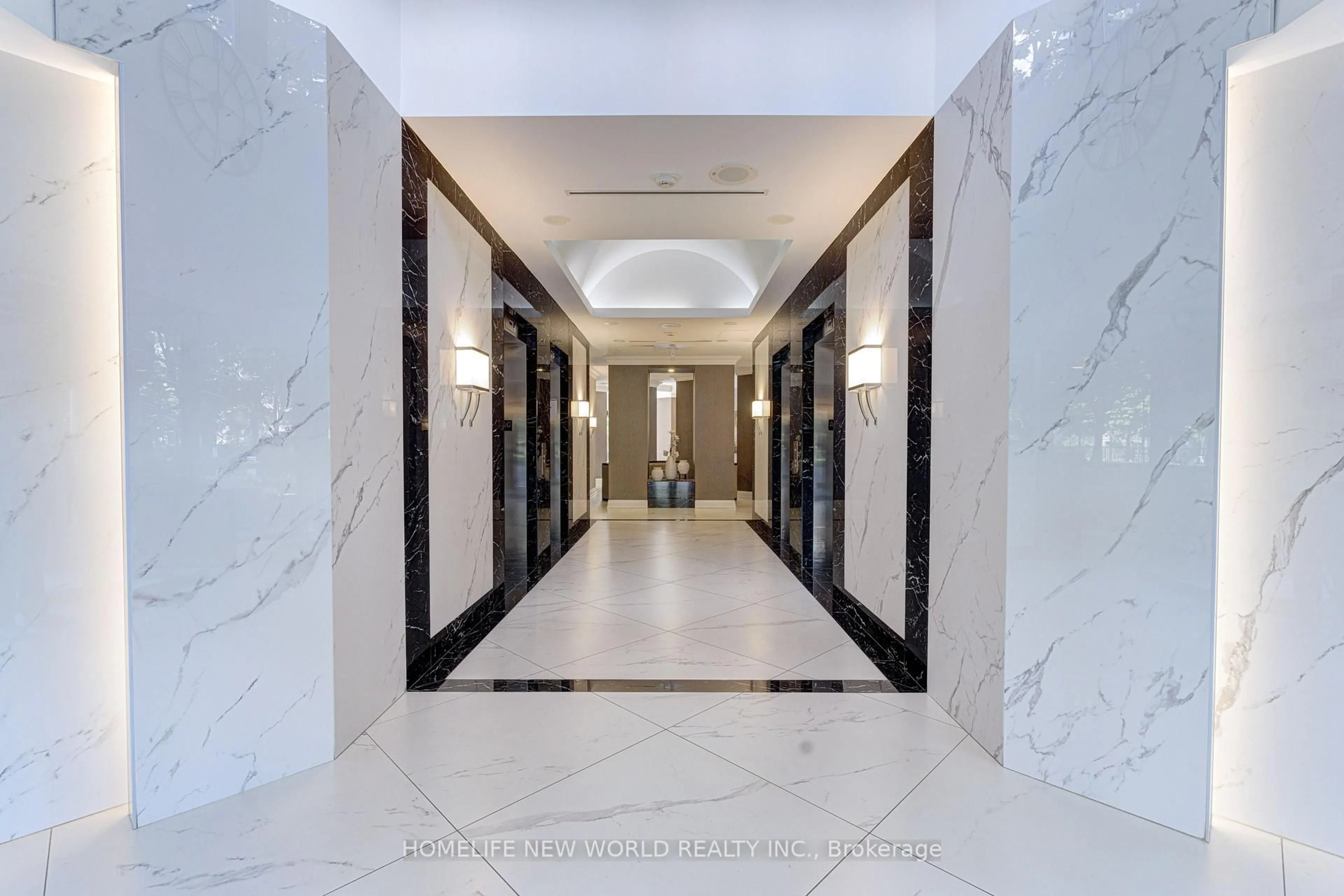 Indoor foyer for 45 Kingsbridge Garden Circ #2704, Mississauga Ontario L5R 3K4