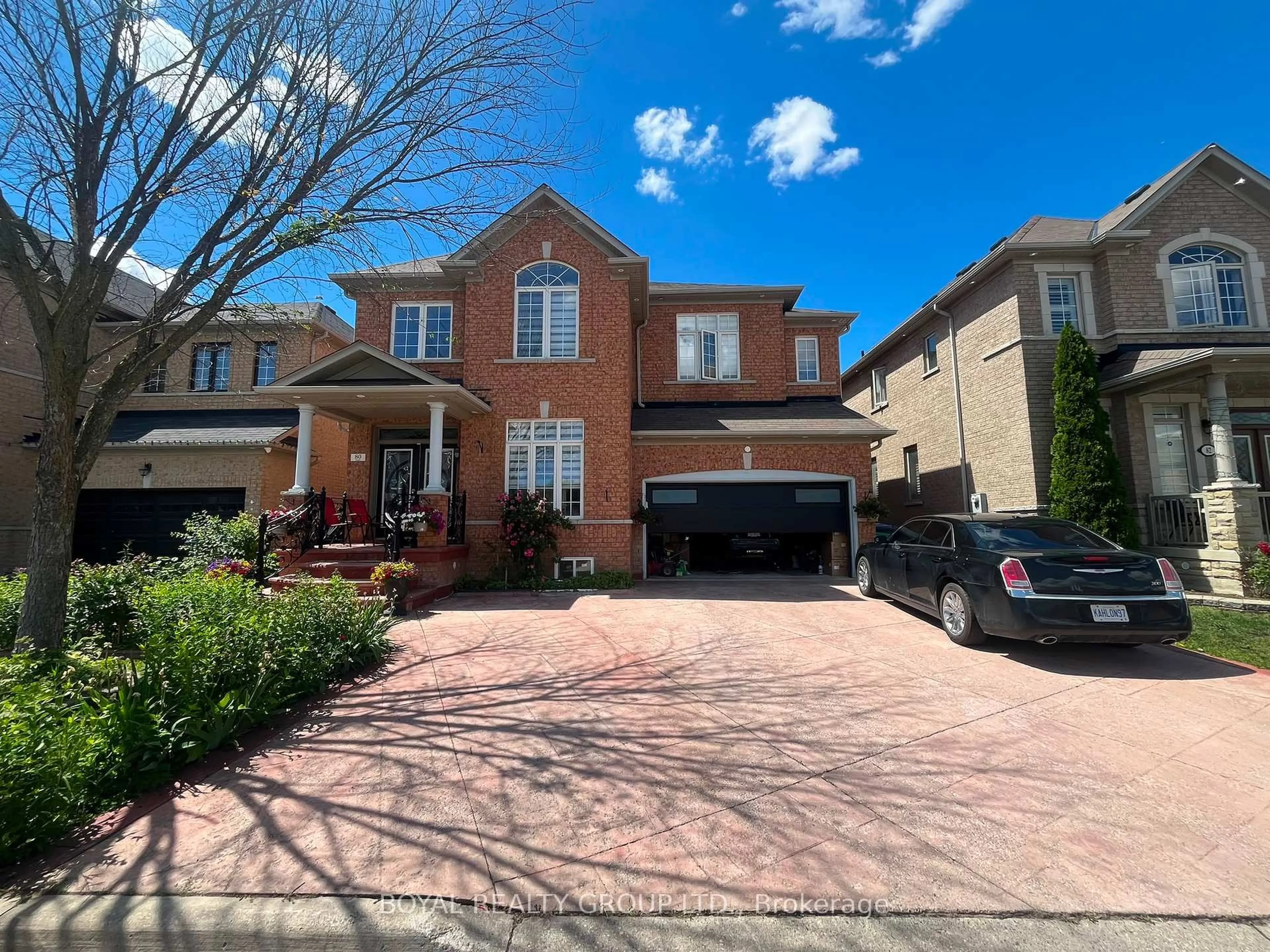 Home with brick exterior material, street for 80 Sleightholme Cres, Brampton Ontario L6P 3E7