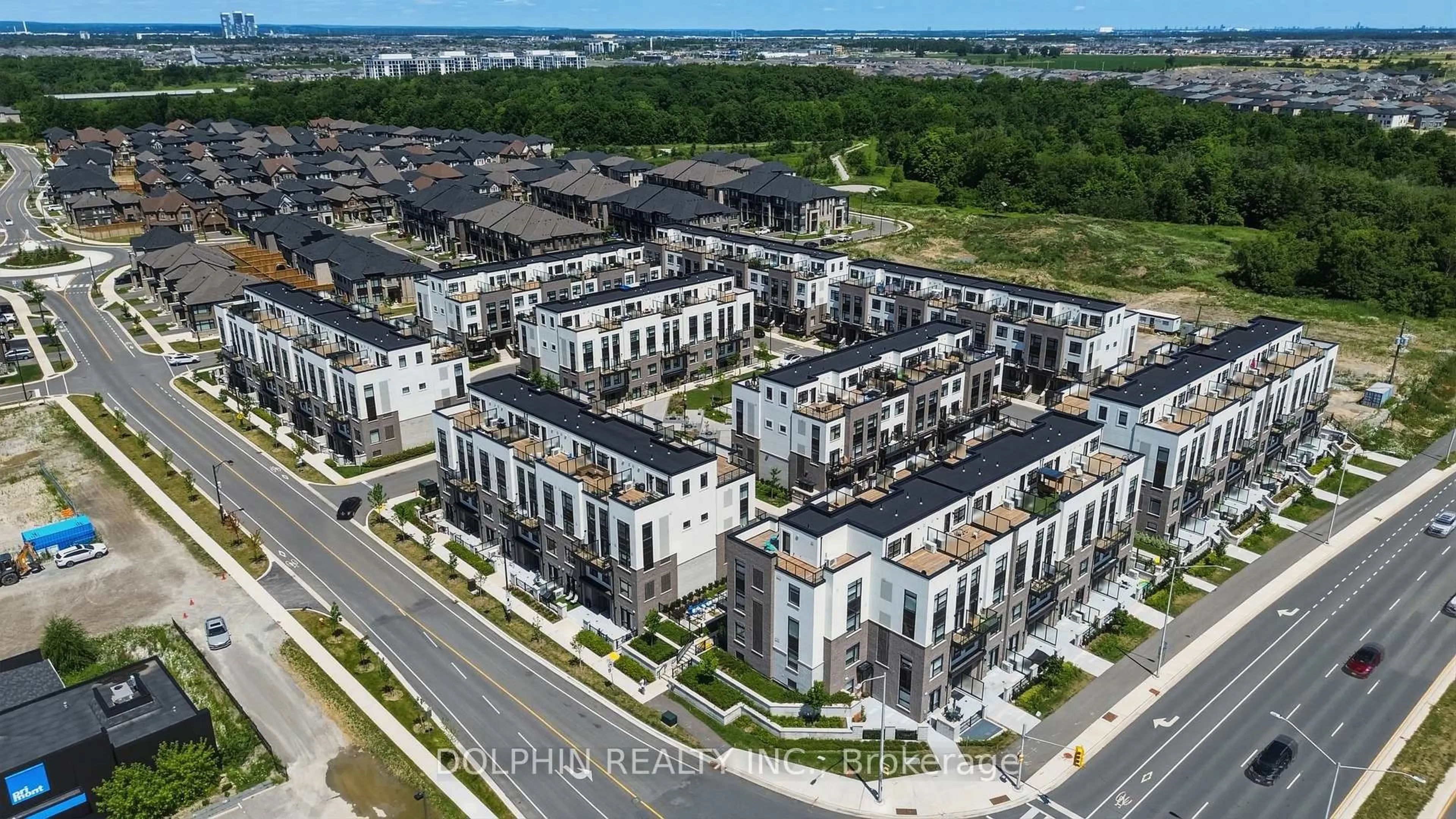 A pic from outside/outdoor area/front of a property/back of a property/a pic from drone, unknown for 1589 Rose Way #106, Milton Ontario L9E 1N4