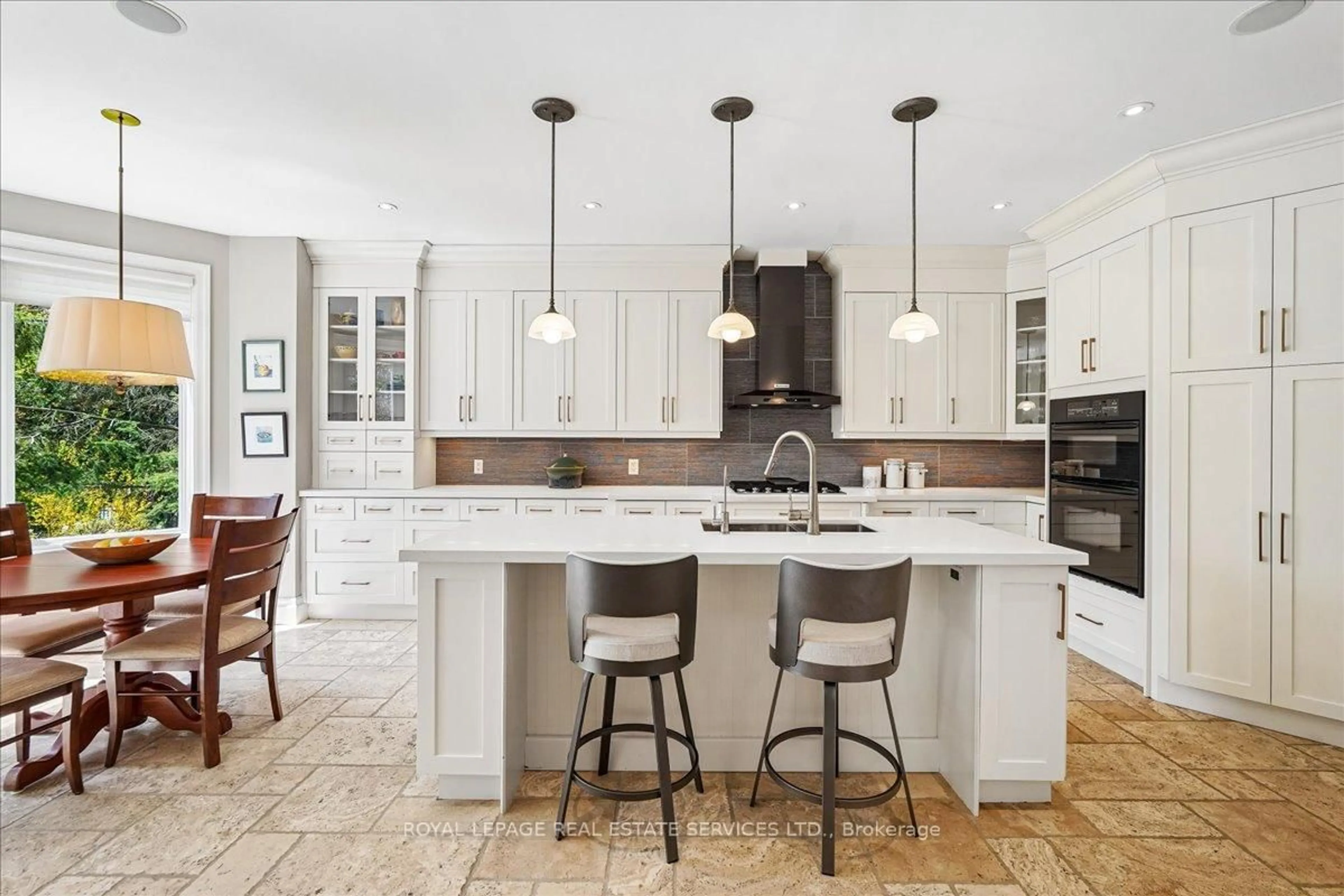 Contemporary kitchen, ceramic/tile floor for 1726 The Pines, Mississauga Ontario L5J 4V5