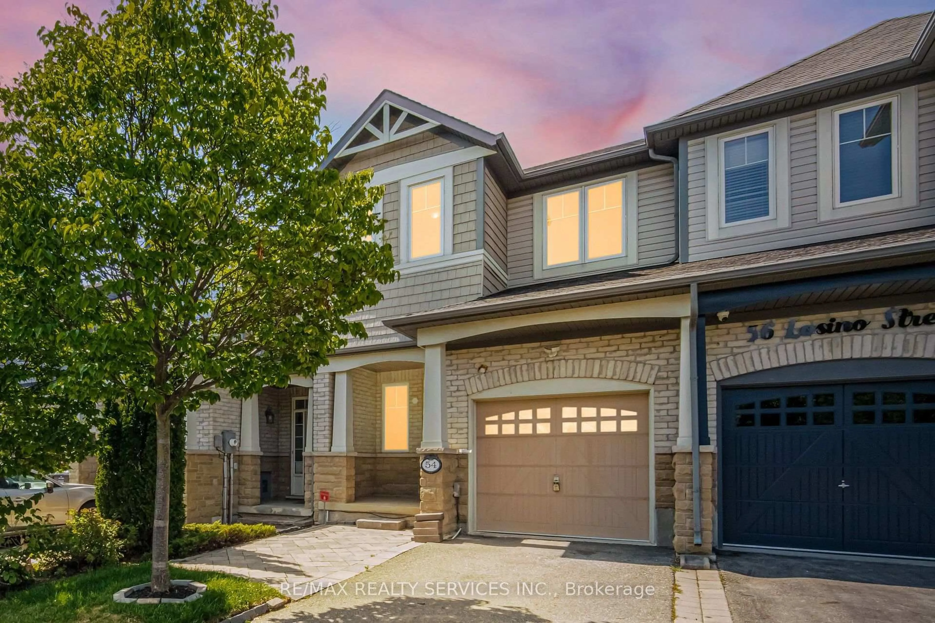 Home with brick exterior material, street for 54 Losino St, Caledon Ontario L7C 3N5