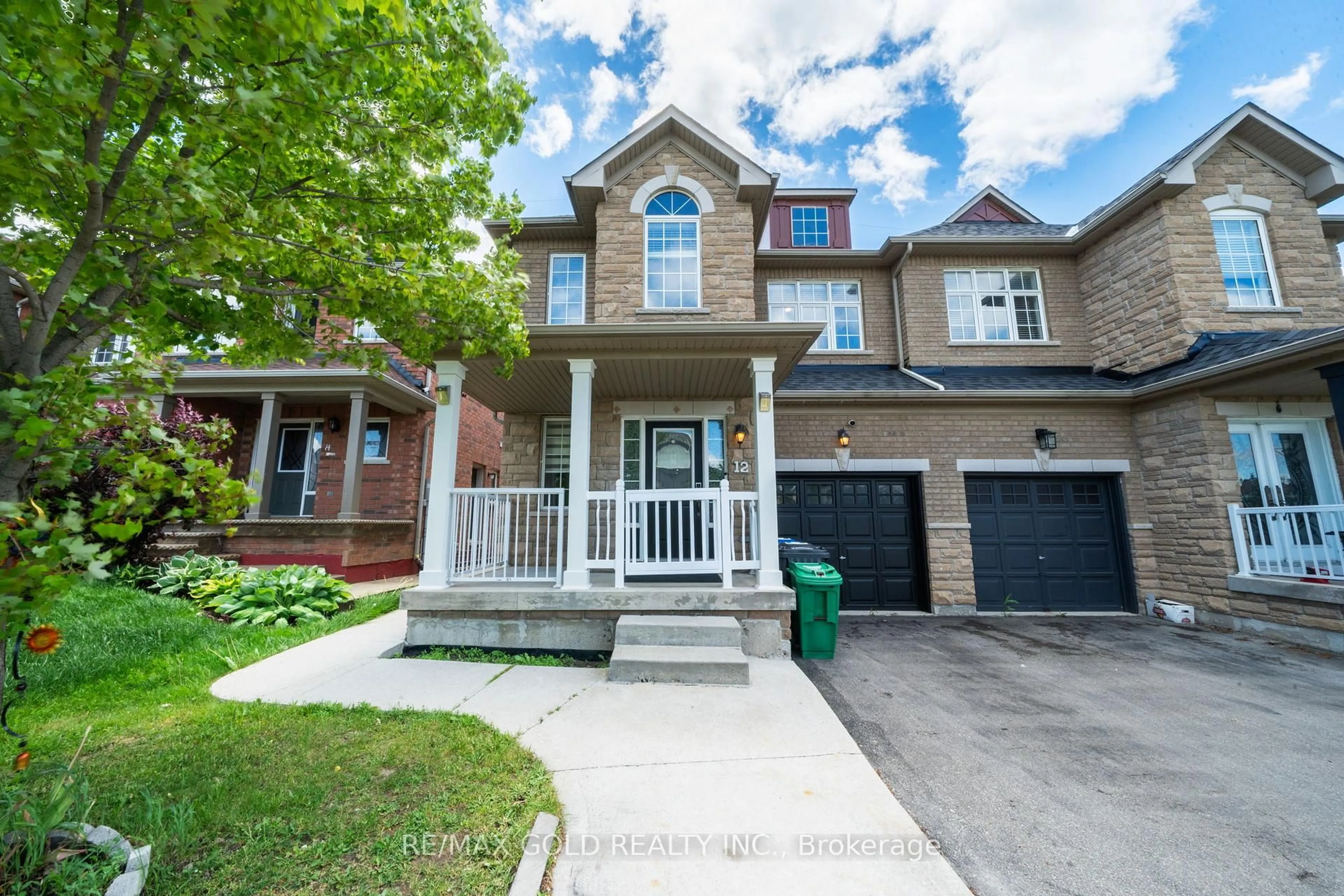 Home with brick exterior material, street for 12 Pefferlaw Dr, Brampton Ontario L6Y 0K2
