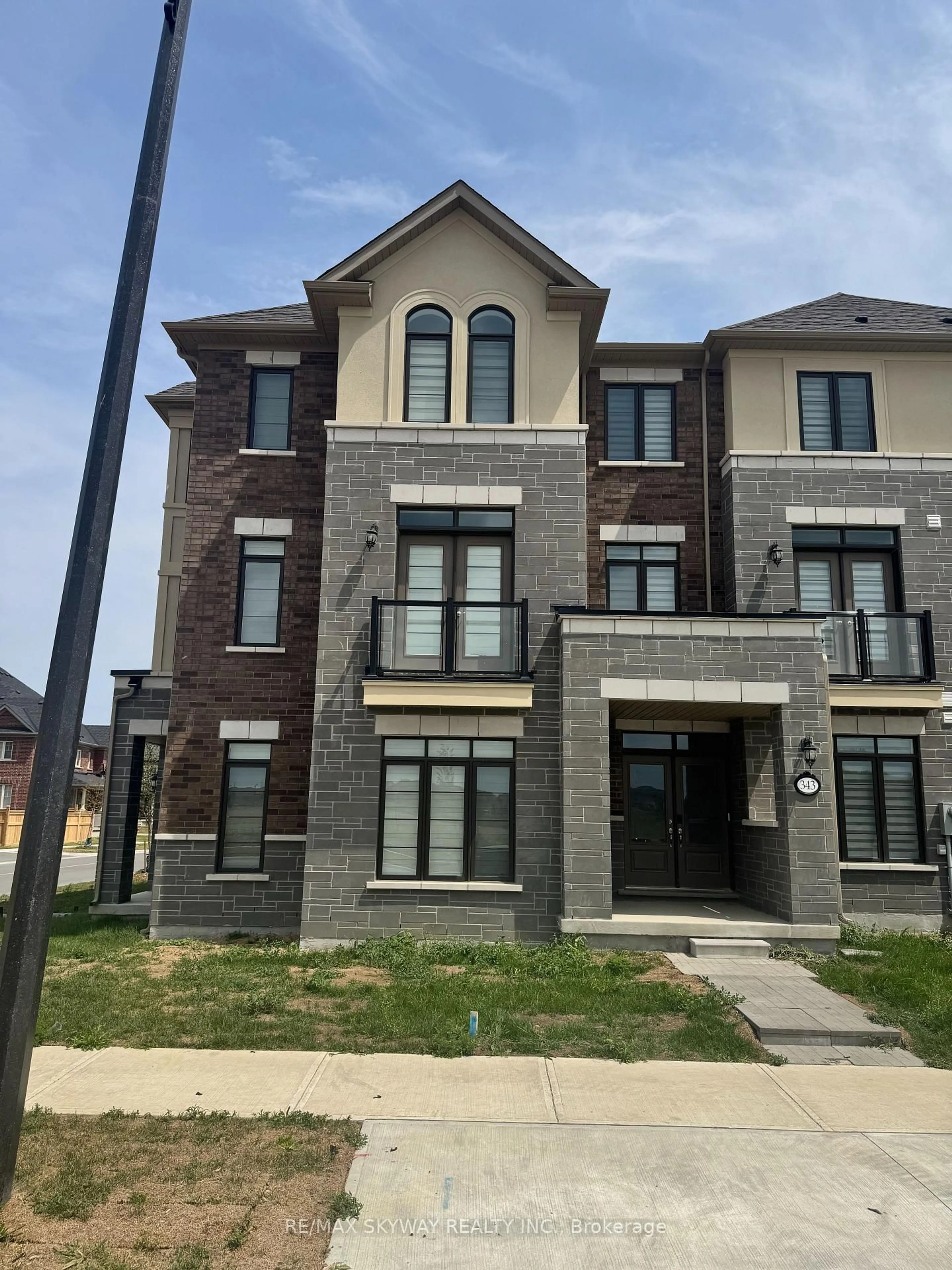 Home with brick exterior material, street for 343 Inspire Blvd, Brampton Ontario L6R 4E6