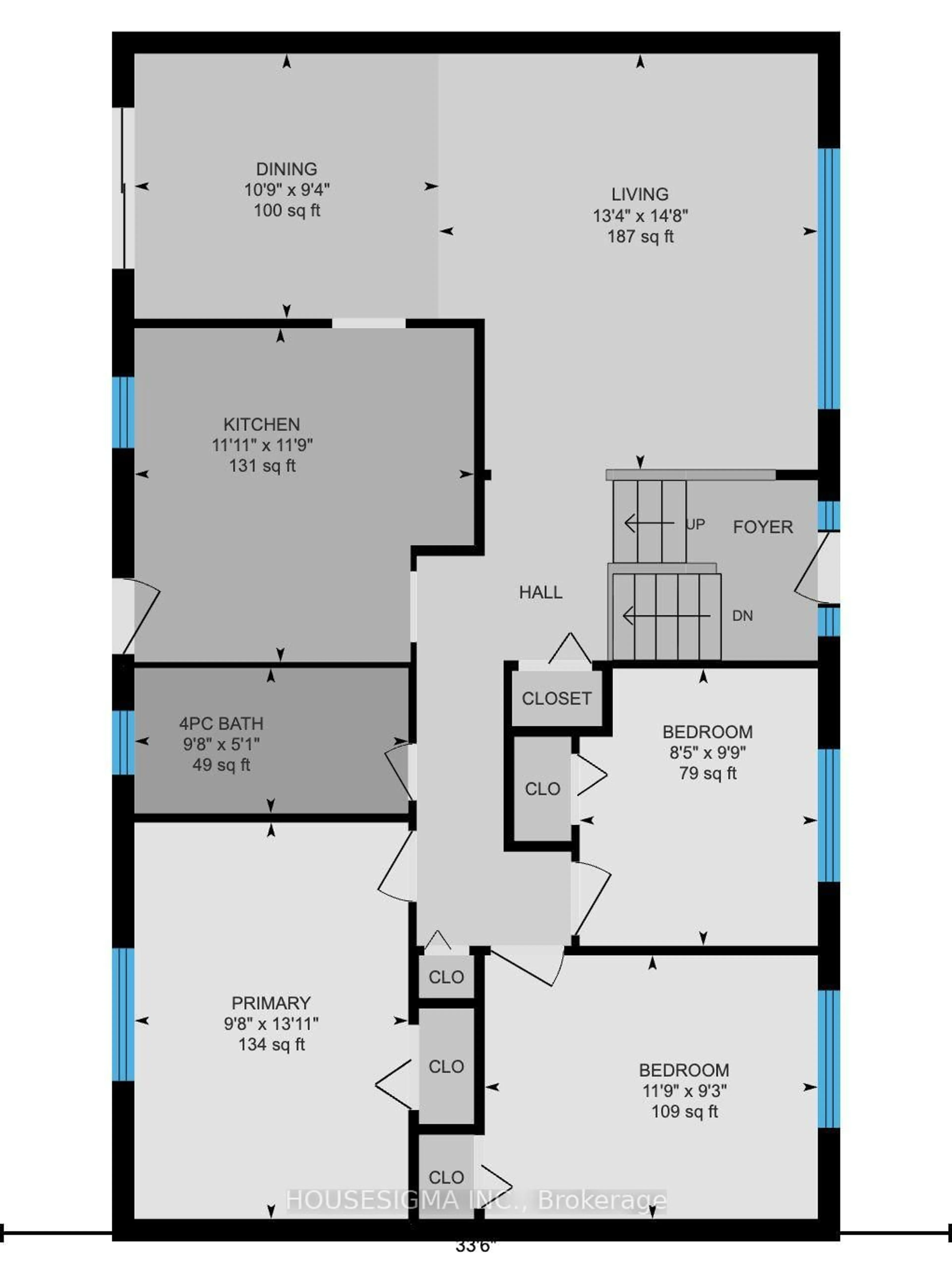 Floor plan for 147 Church St, Orangeville Ontario L9W 1P3