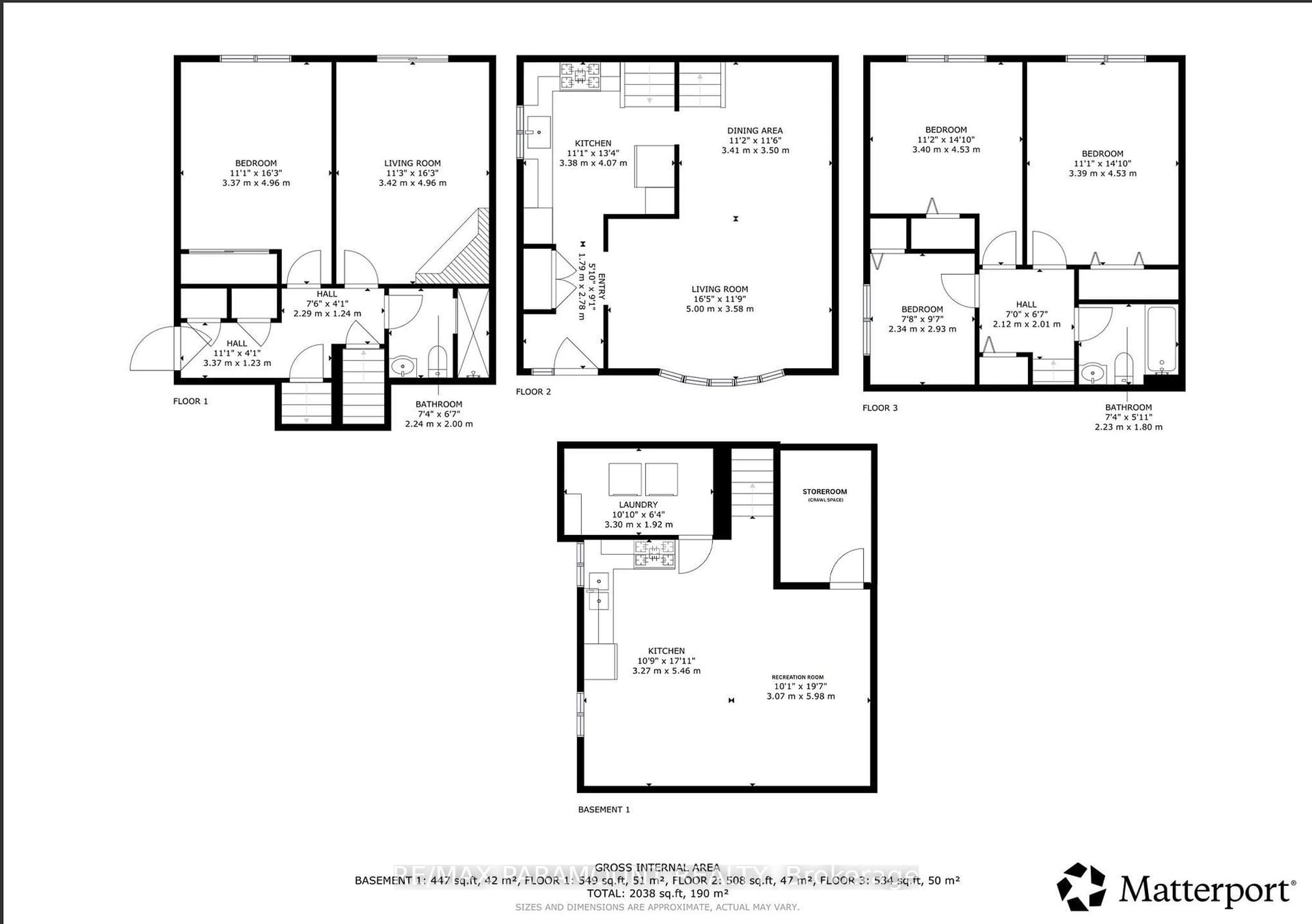 Floor plan for 66 Doncaster Dr, Brampton Ontario L6T 1T1