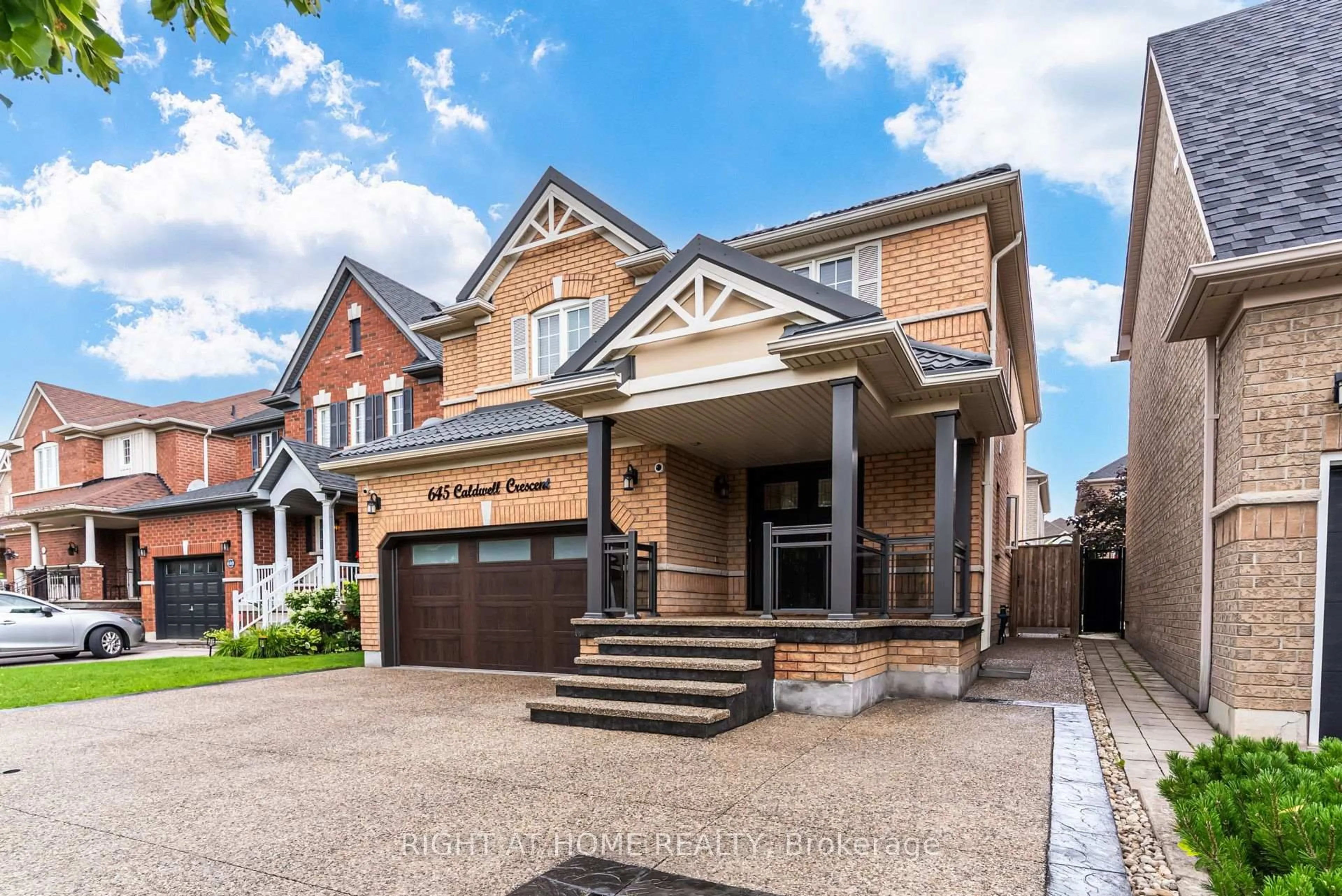 Home with brick exterior material, street for 645 Caldwell Cres, Milton Ontario L9T 0H4