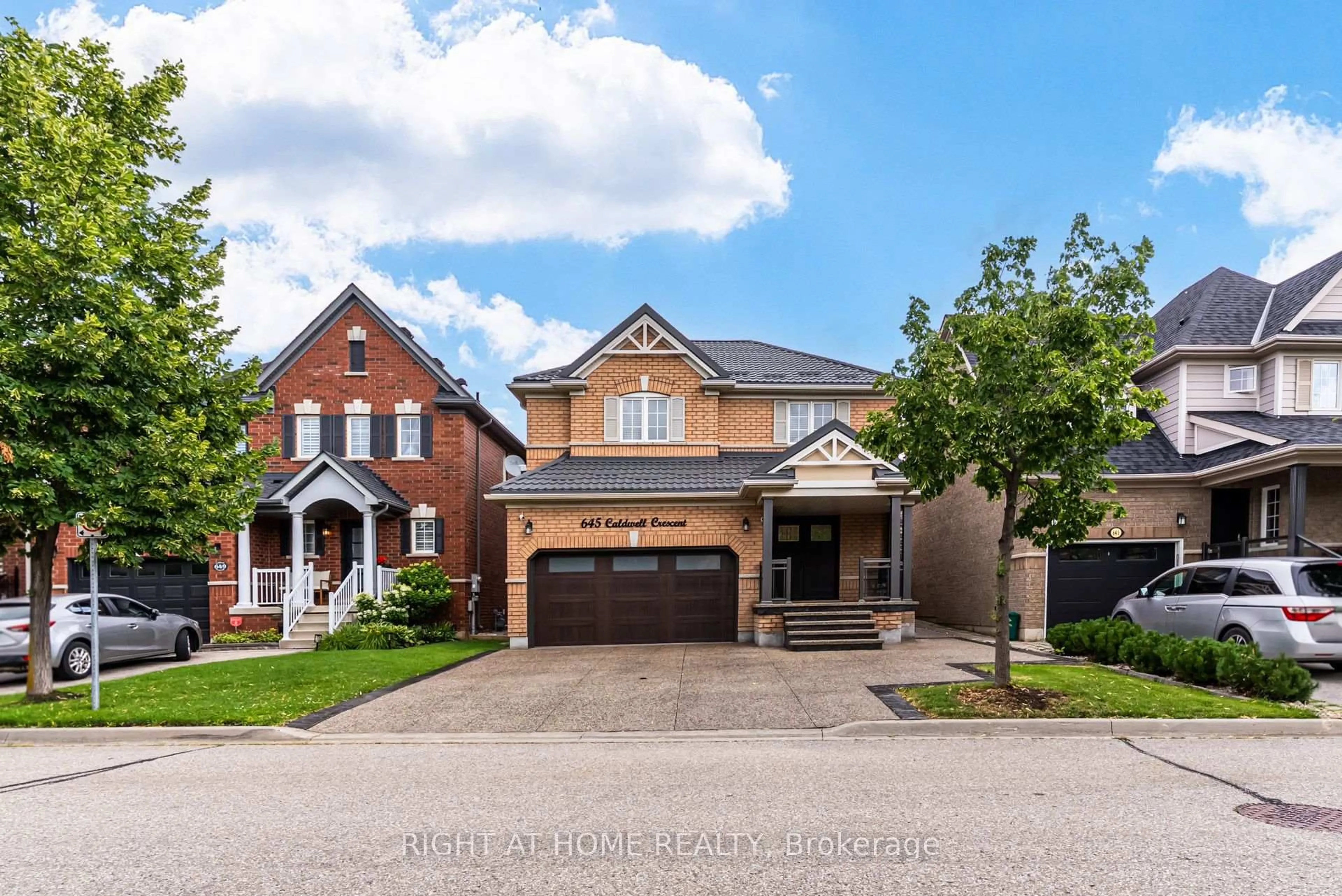 Home with brick exterior material, street for 645 Caldwell Cres, Milton Ontario L9T 0H4