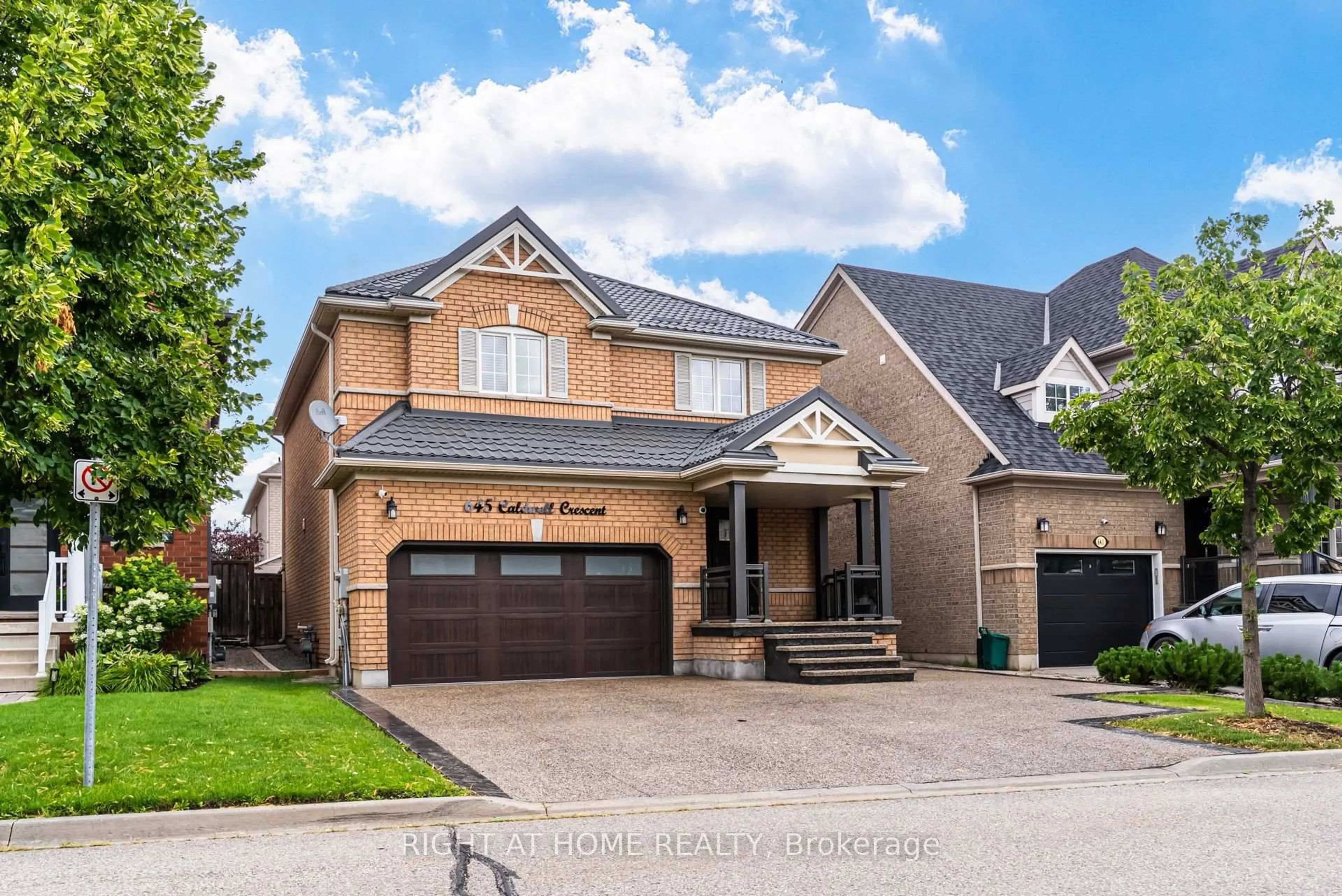 Home with brick exterior material, street for 645 Caldwell Cres, Milton Ontario L9T 0H4