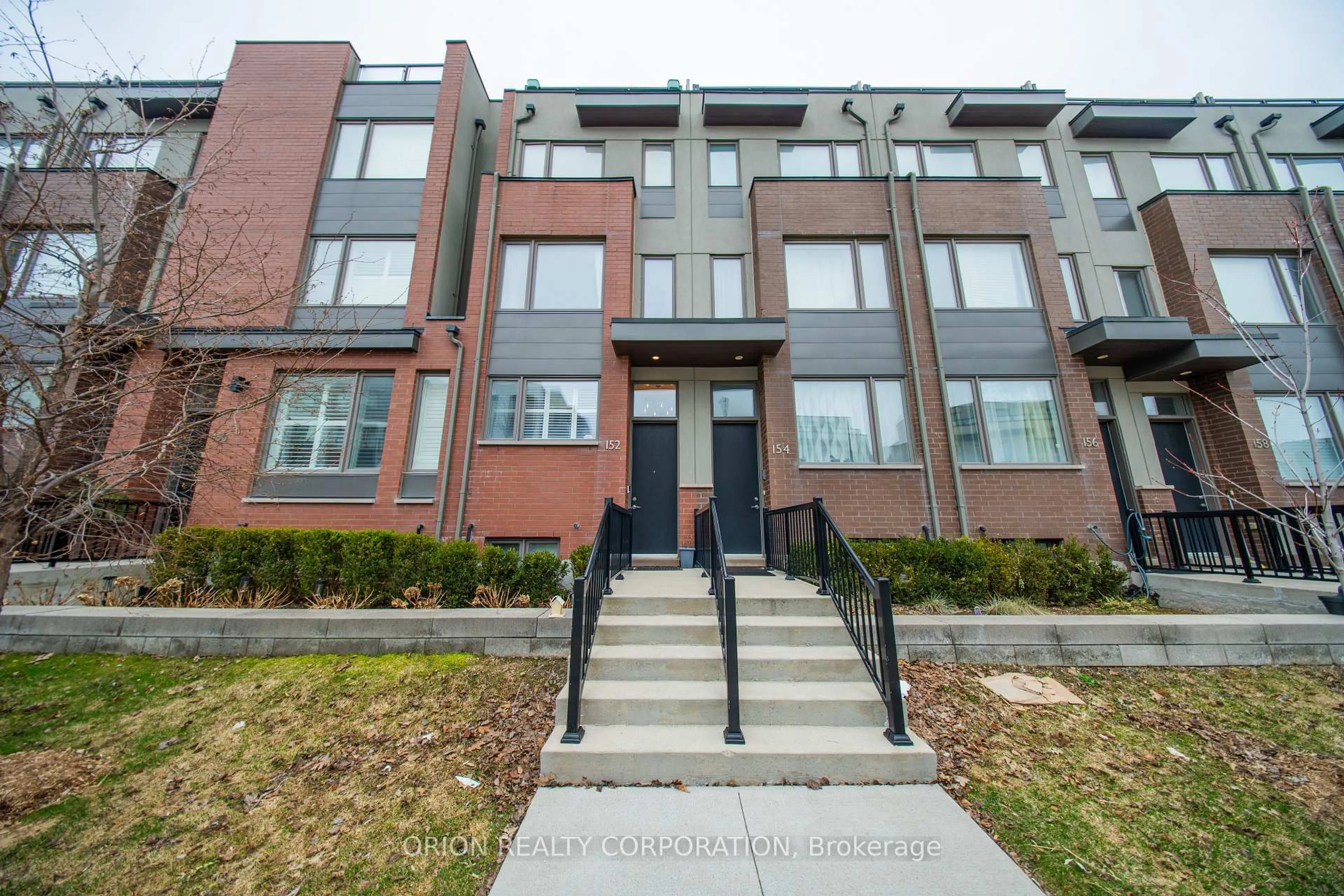 Home with brick exterior material, unknown for 152 Frederick Tisdale Dr, Toronto Ontario M3K 0A8