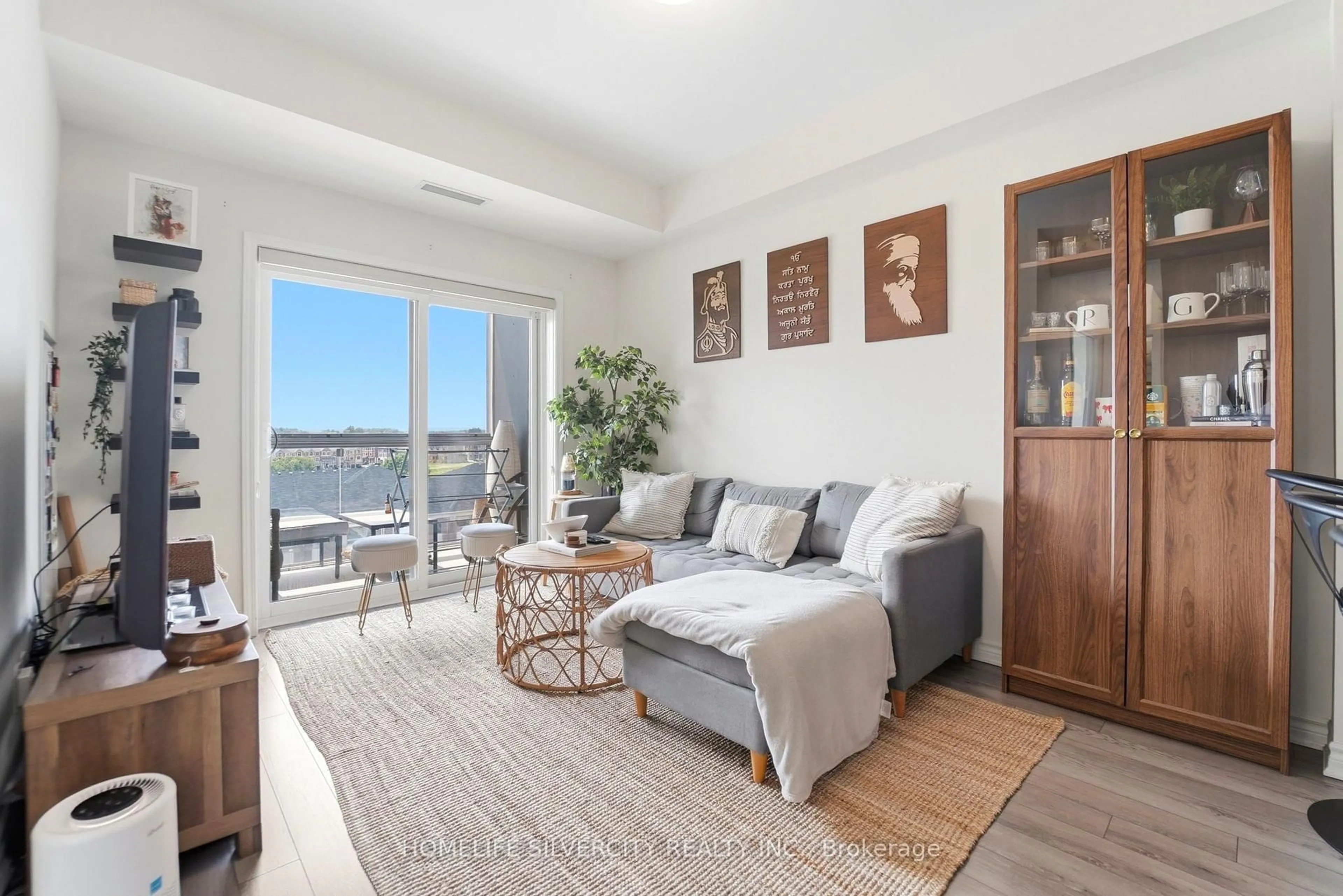 Living room with furniture, unknown for 200 Lagerfield Dr #604, Brampton Ontario L7A 5G5