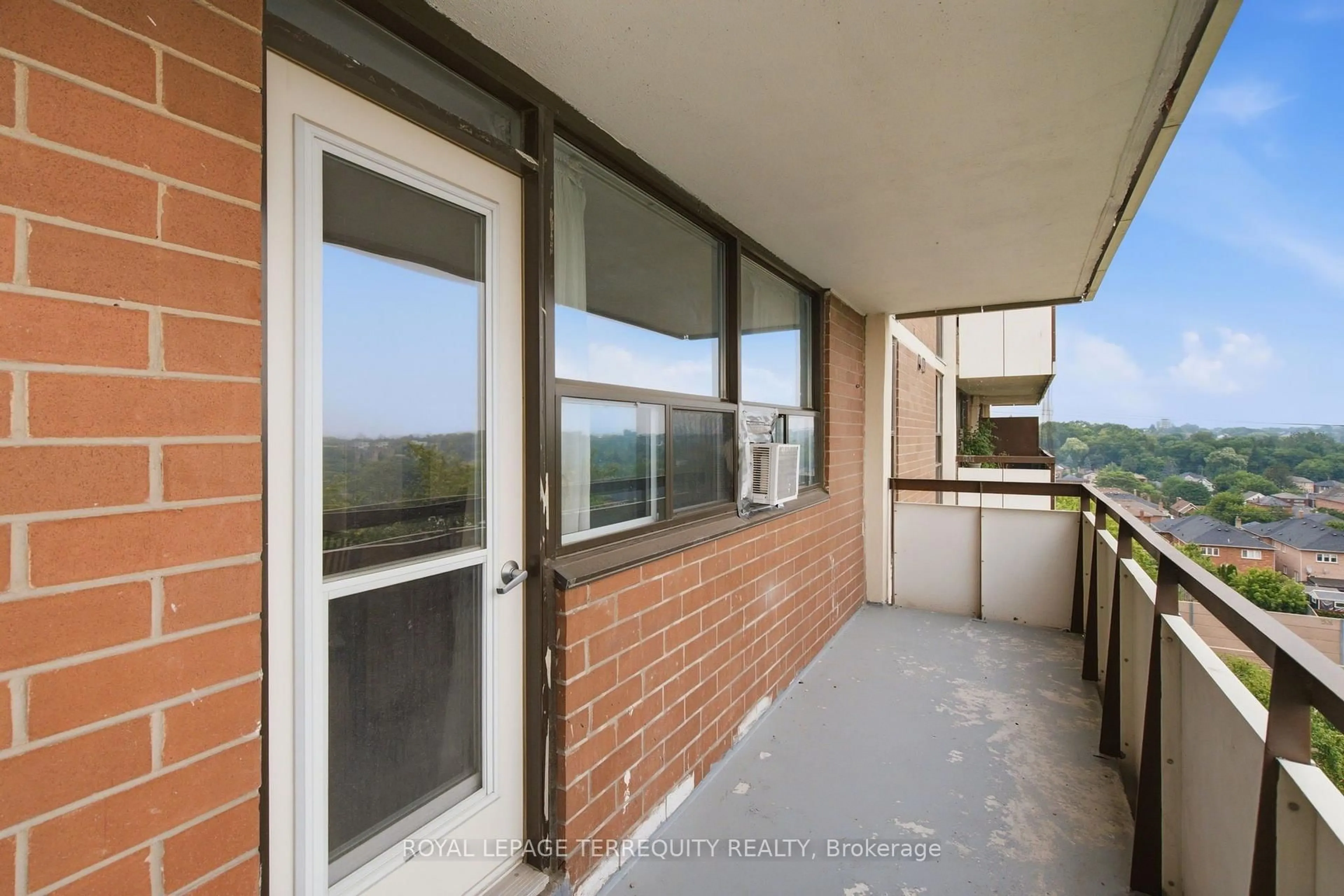 Balcony in the apartment, unknown for 541 Blackthorn Ave #808, Toronto Ontario M6M 5A6