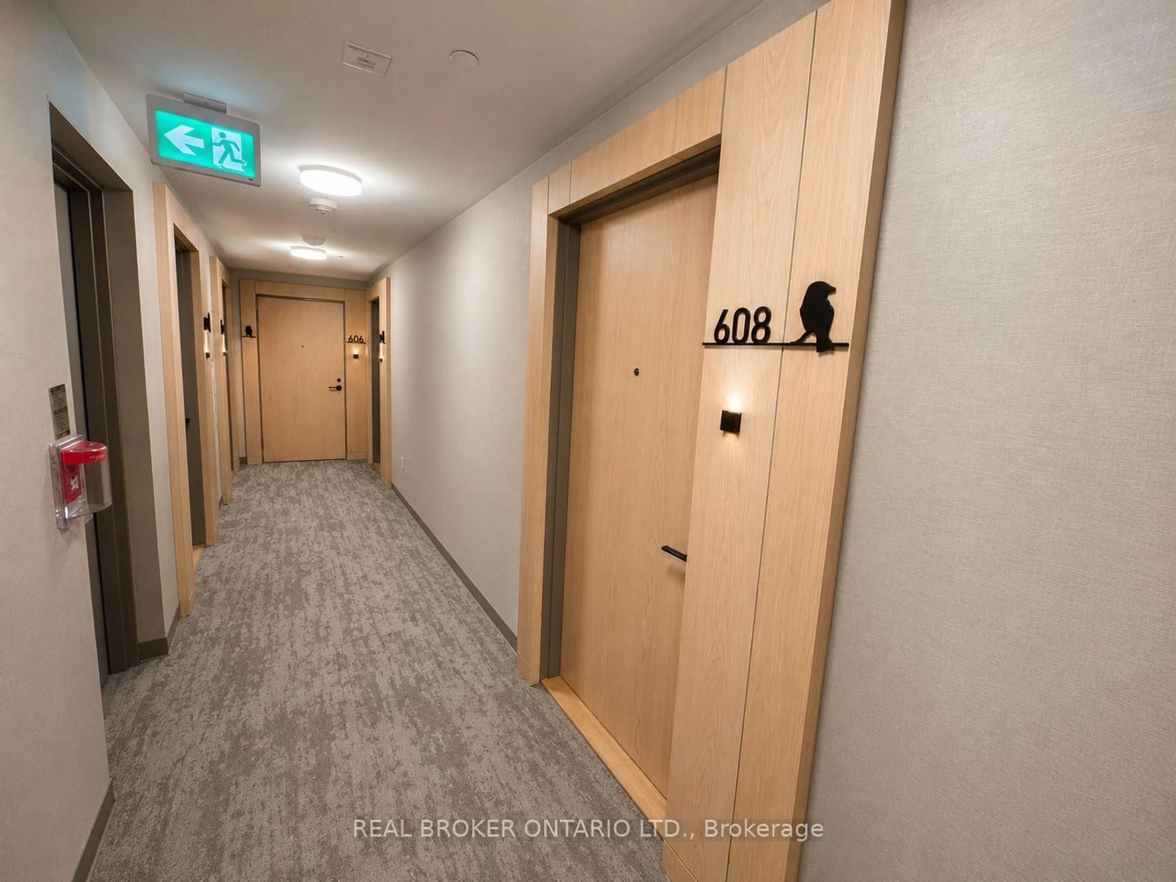 Indoor foyer for 50 George Butchart Dr #608, Toronto Ontario M2K 0C9
