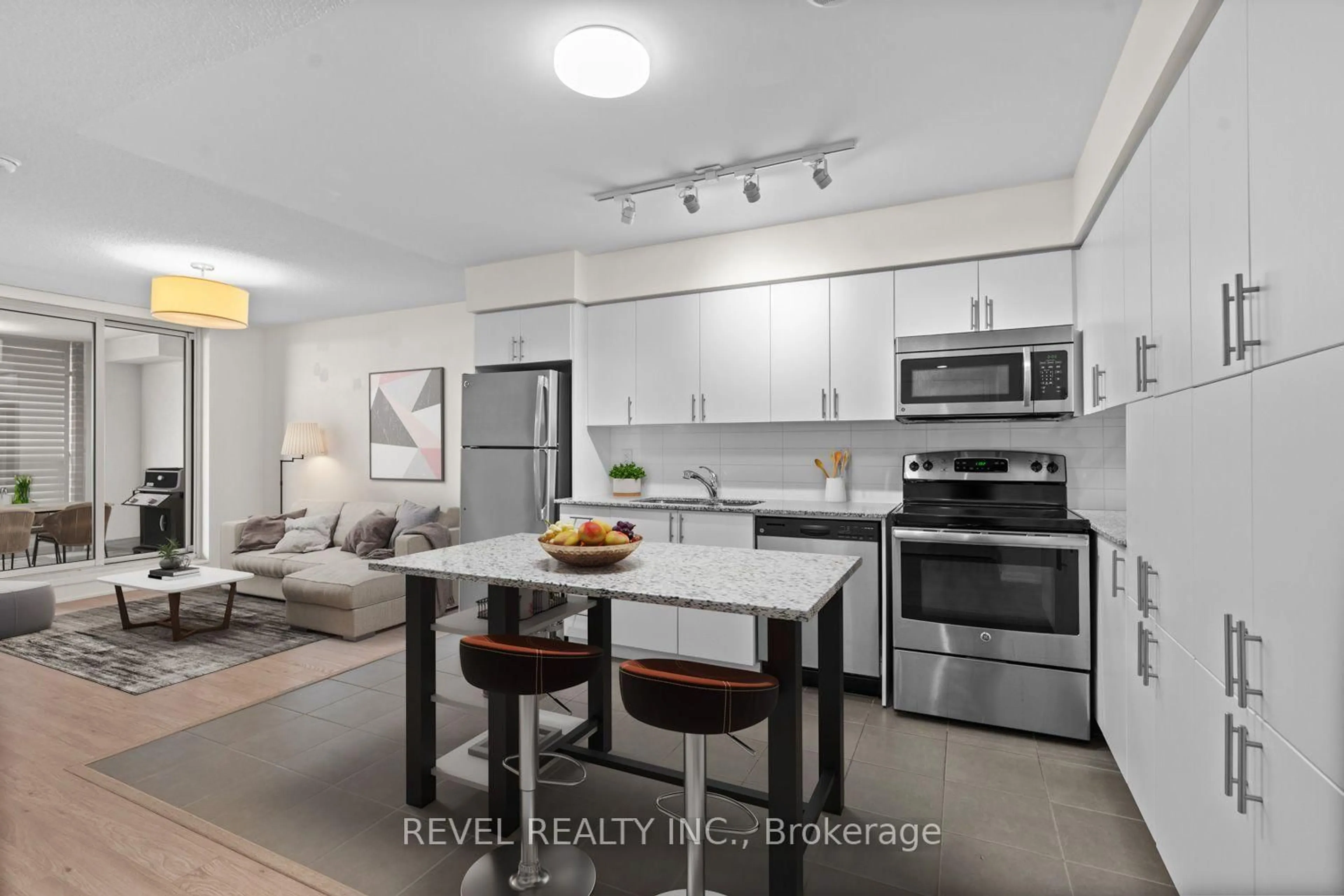 Open concept kitchen, unknown for 830 Lawrence Ave #510, Toronto Ontario M6A 0B6