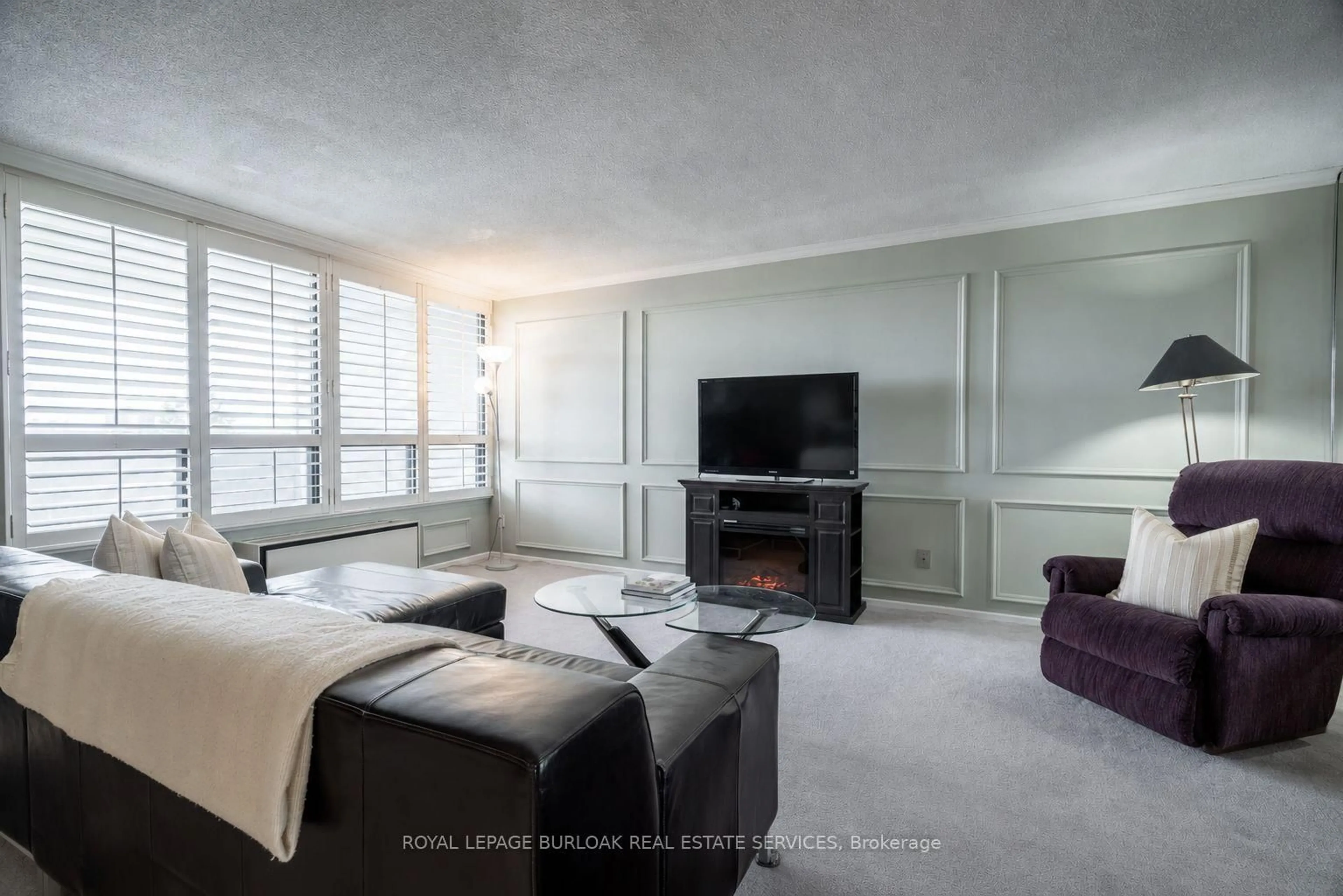 Living room with furniture, unknown for 300 Mill Rd #C34, Toronto Ontario M9C 4W7
