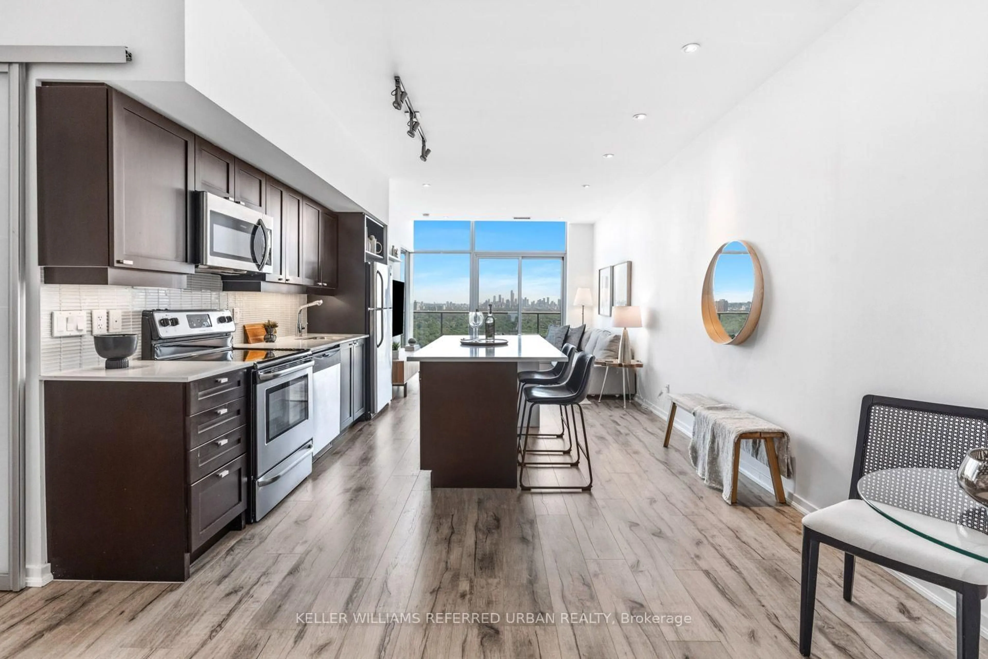 Open concept kitchen, unknown for 105 The Queensway #PH3513, Toronto Ontario M6S 5B5