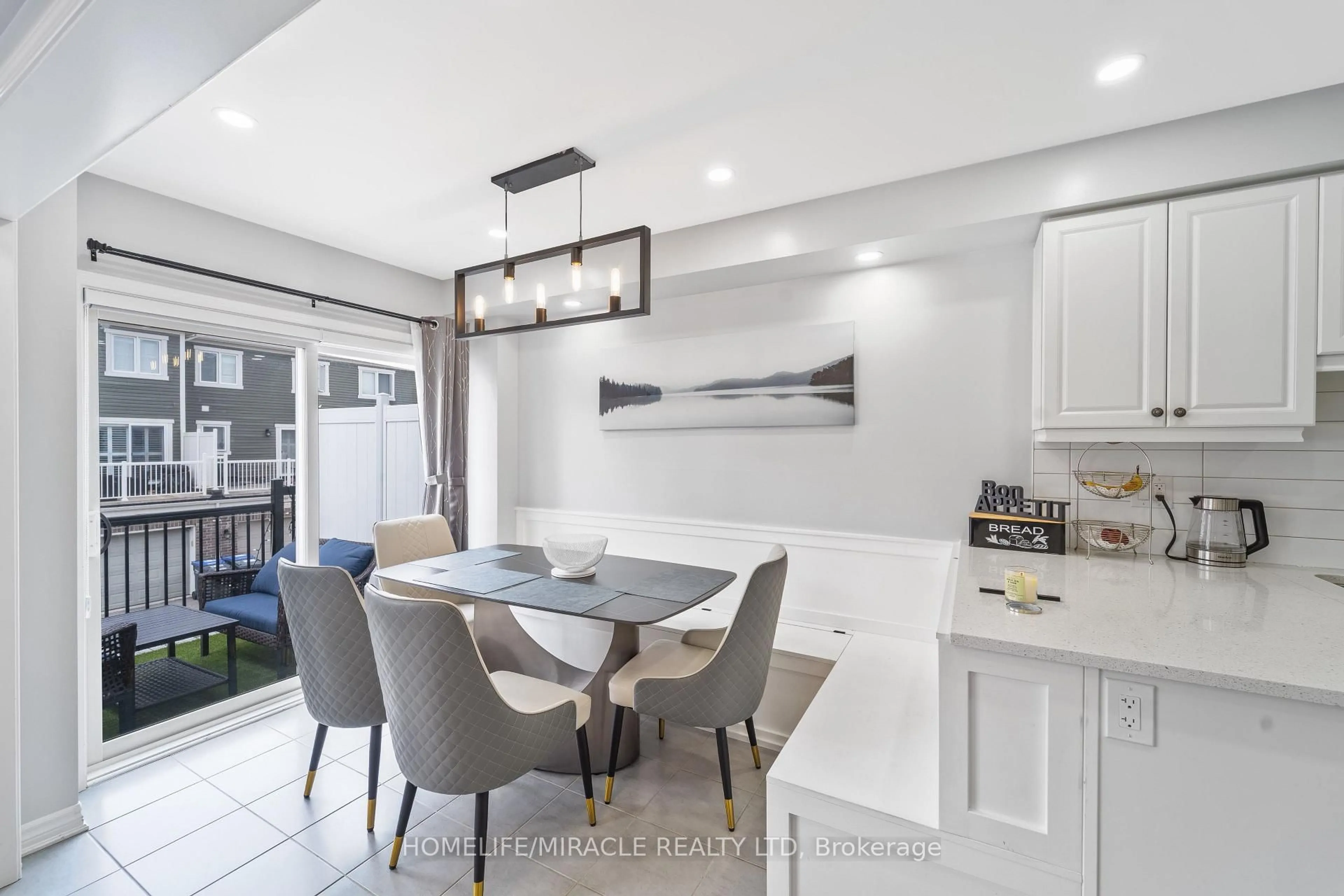 Contemporary kitchen, ceramic/tile floor for 24 Metro Cres, Brampton Ontario L7A 0A8