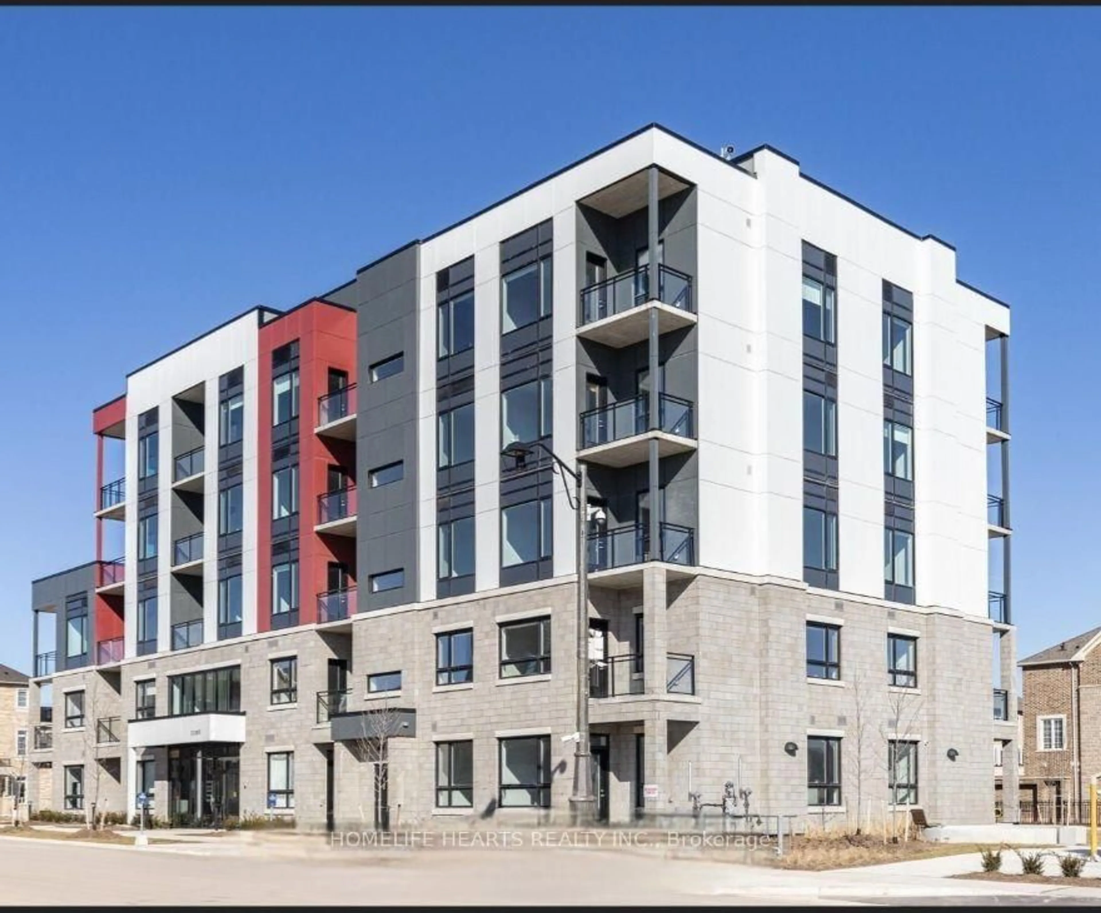A pic from outside/outdoor area/front of a property/back of a property/a pic from drone, building for 3285 Carding Mill Tr #403, Oakville Ontario L6M 1S1