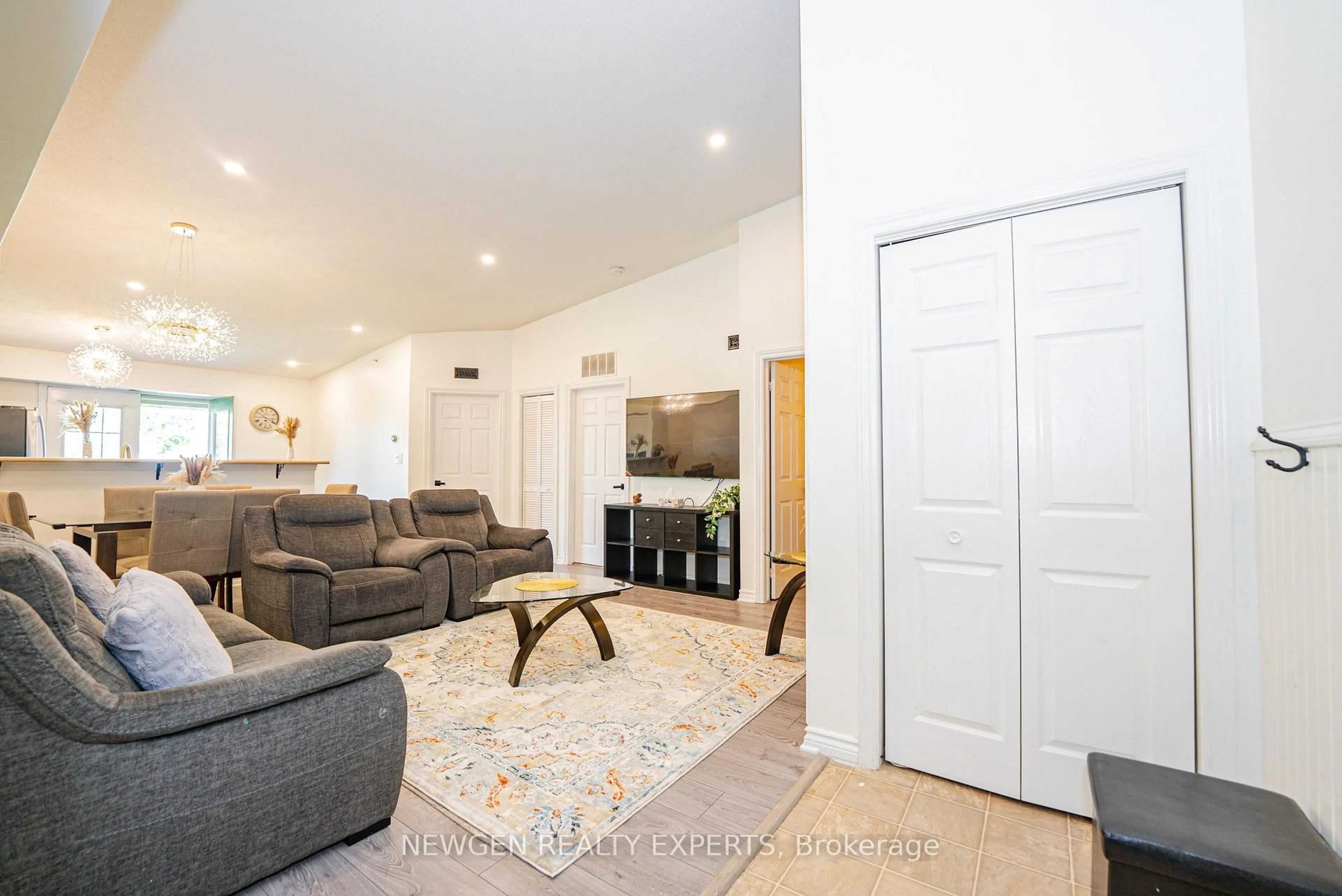 Living room with furniture, unknown for 1479 Maple Ave #405, Milton Ontario L9T 0B4