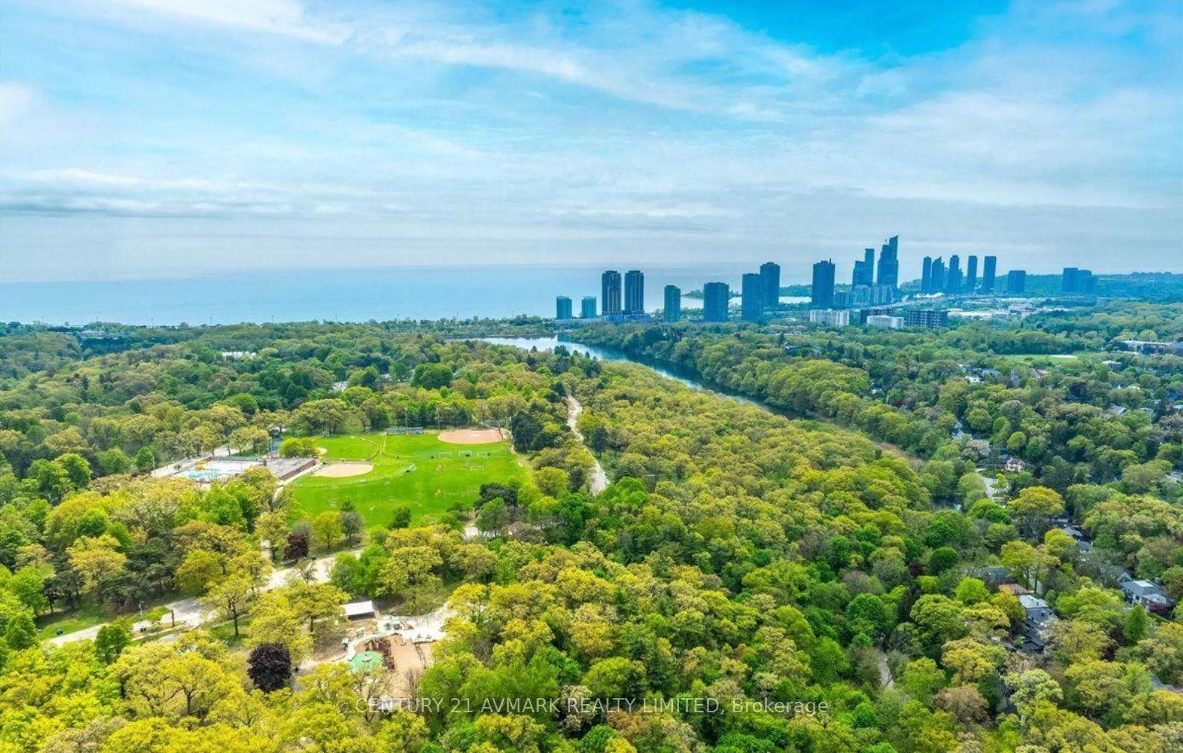 A pic from outside/outdoor area/front of a property/back of a property/a pic from drone, water/lake/river/ocean view for 20 Gothic Ave #724, Toronto Ontario M6P 1T5