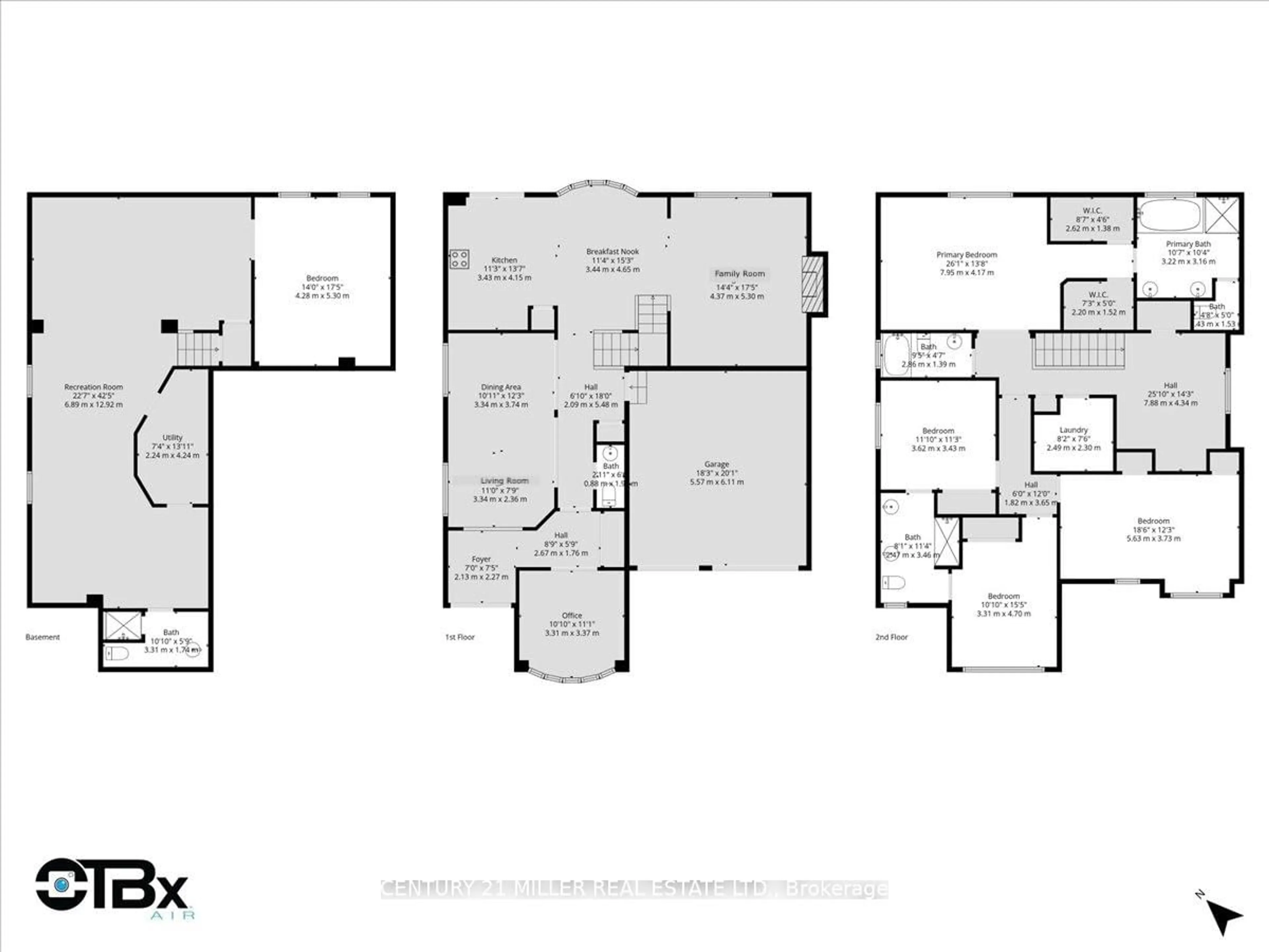 Floor plan for 2371 Calloway Dr, Oakville Ontario L6M 0C1