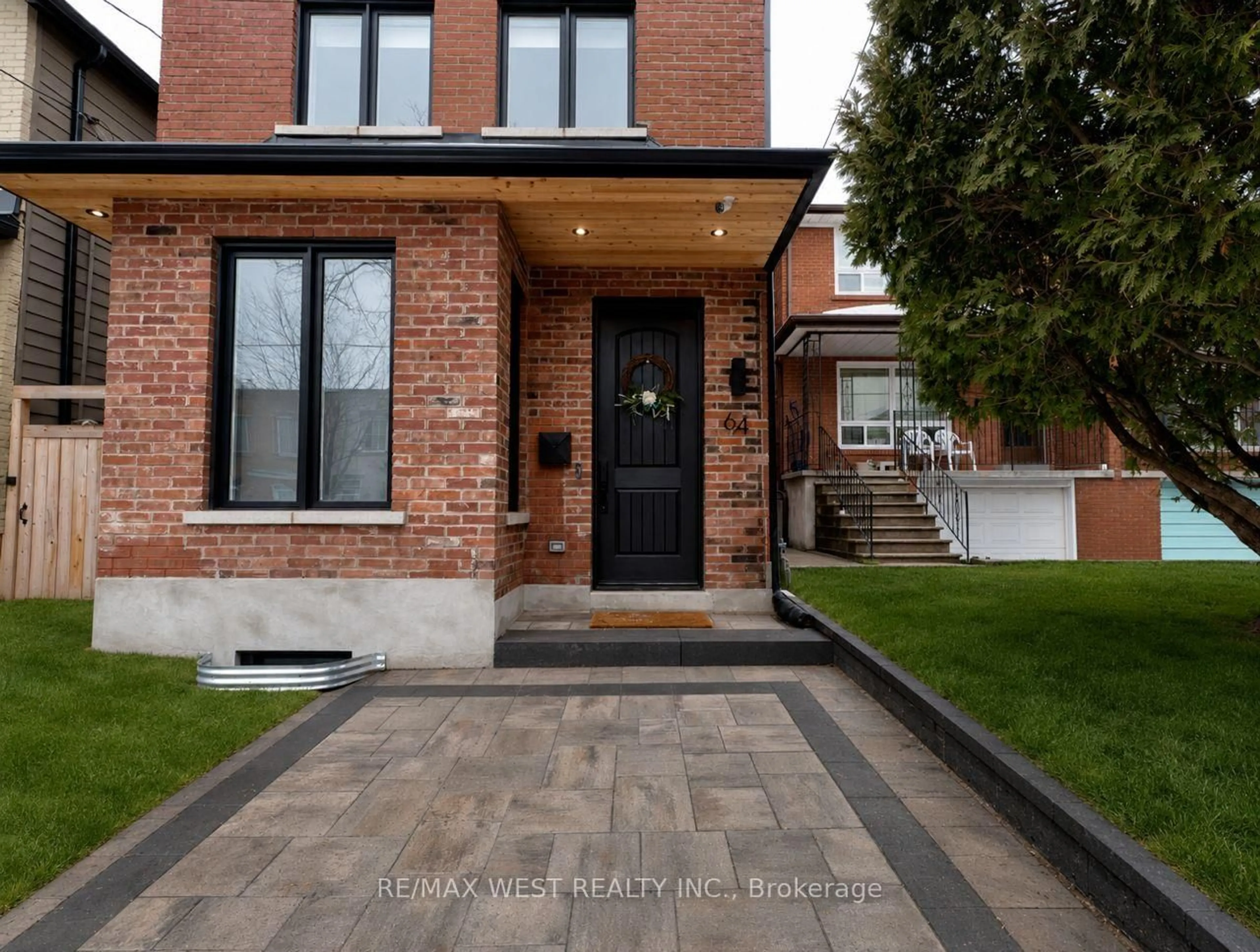 Home with brick exterior material, street for 64 Gwynne Ave, Toronto Ontario M6K 2C4