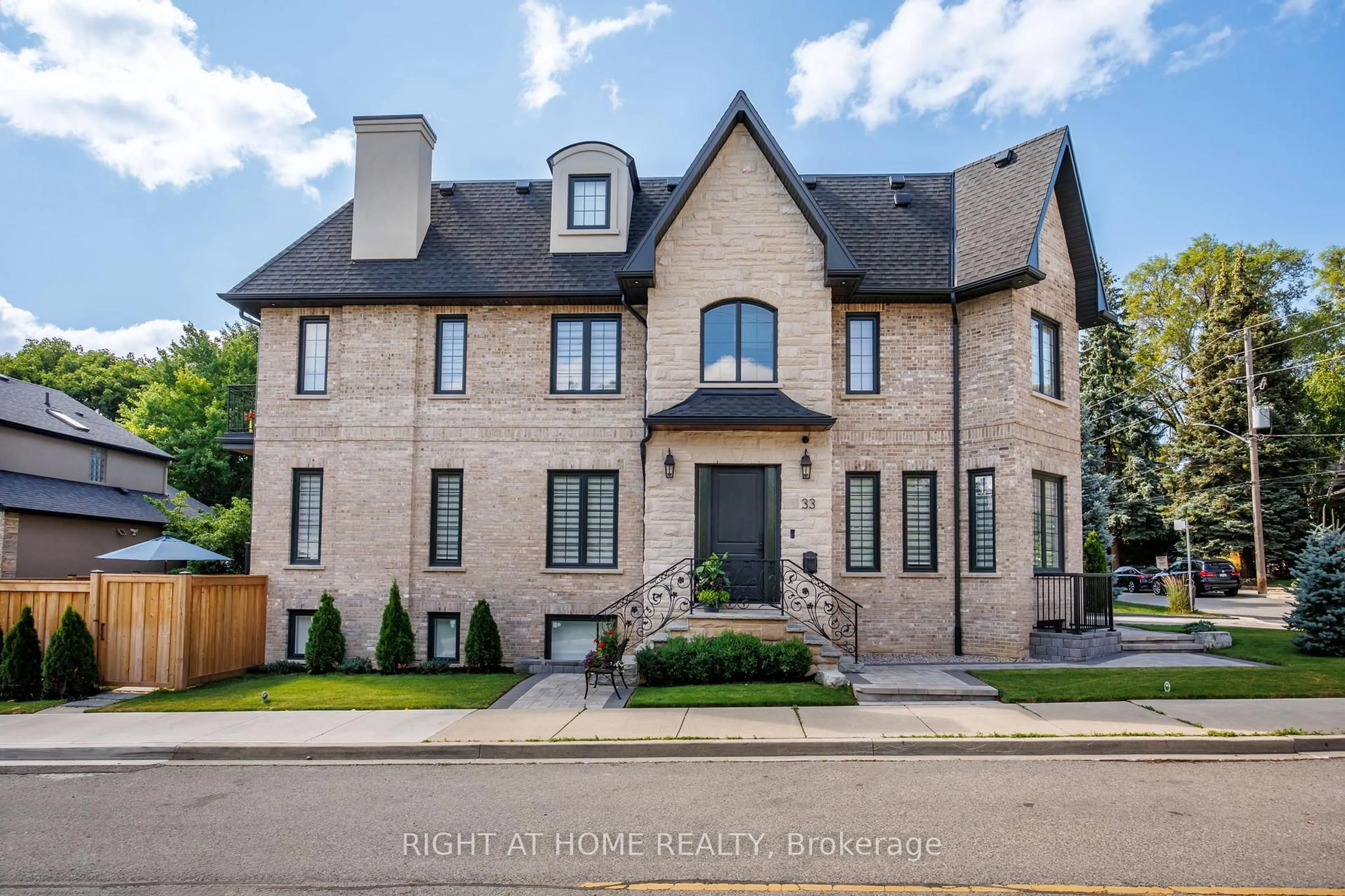 Home with brick exterior material, street for 33 Thorndale Ave, Toronto Ontario M8X 1W8