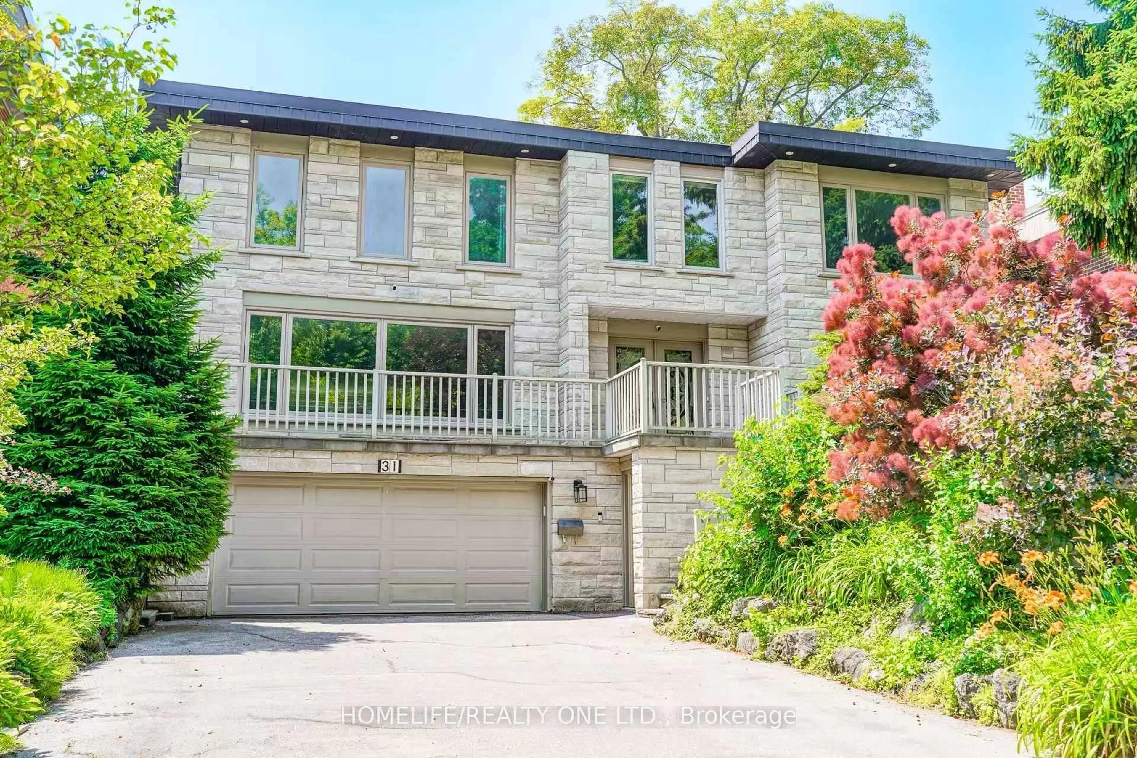 Home with brick exterior material, street for 31 Bearwood Dr, Toronto Ontario M9A 4G5