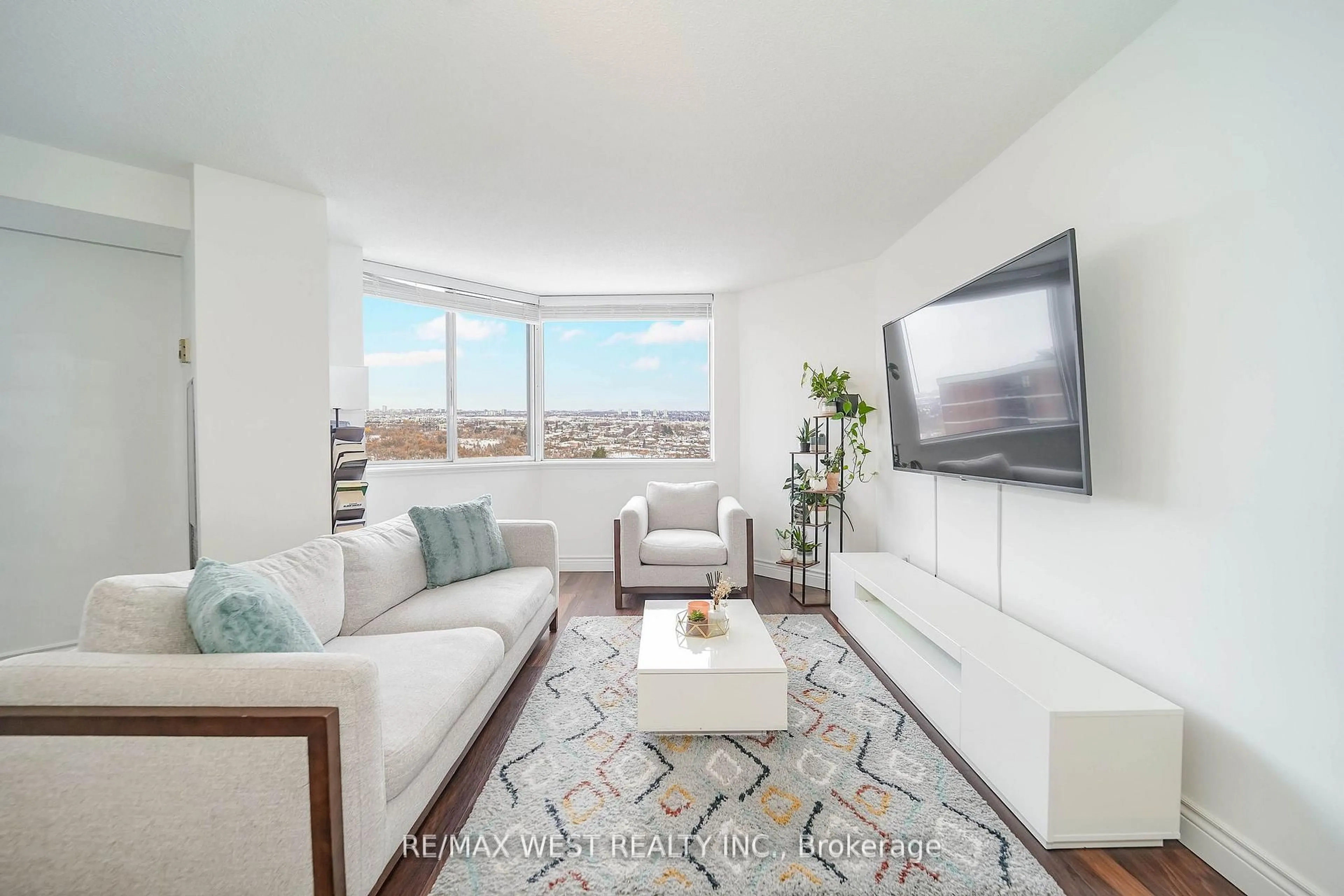 Living room with furniture, unknown for 234 Albion Rd #PH10, Toronto Ontario M9W 6A7