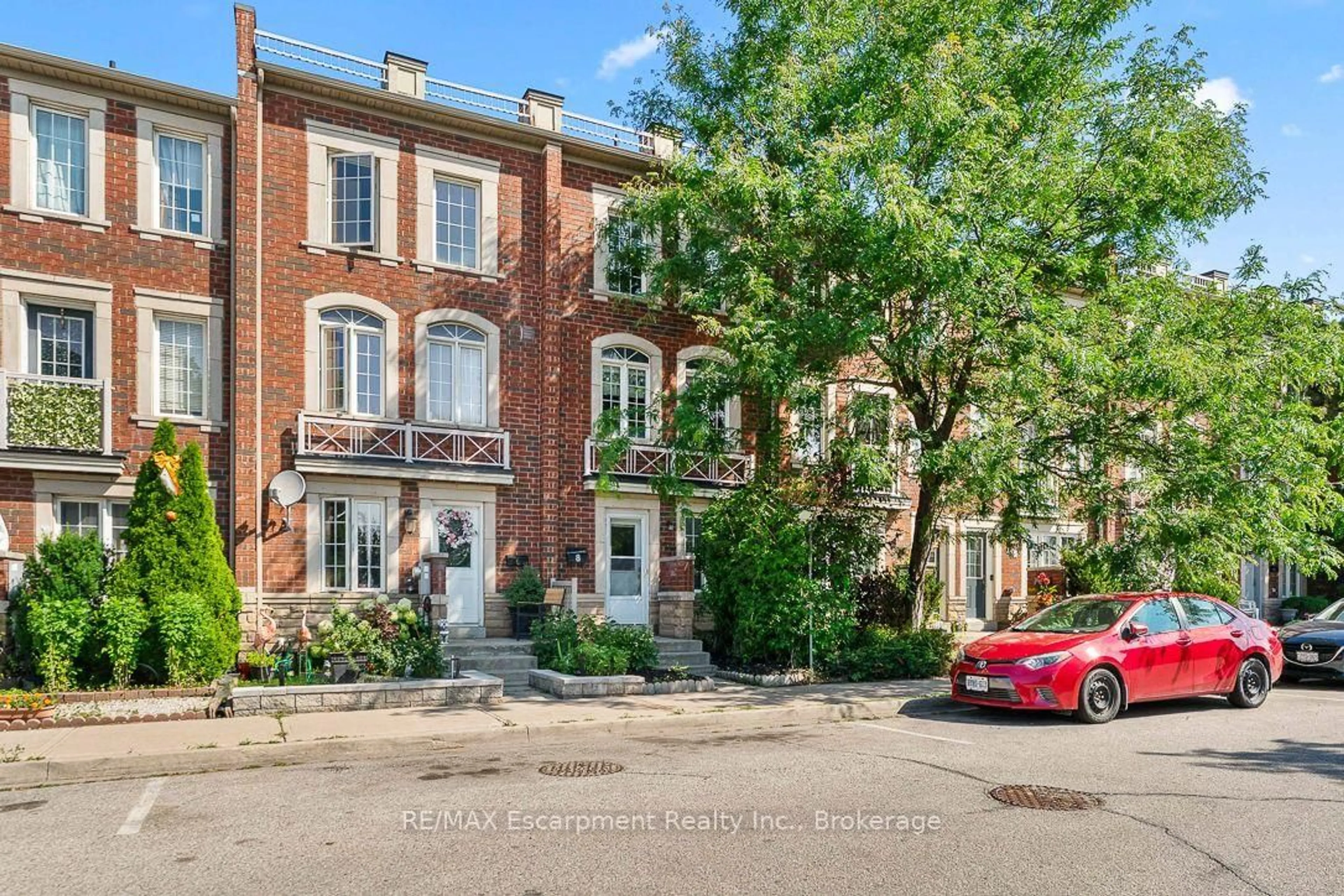 Home with brick exterior material, street for 8 JIM BAIRD Mews, Toronto Ontario M3L 0C6