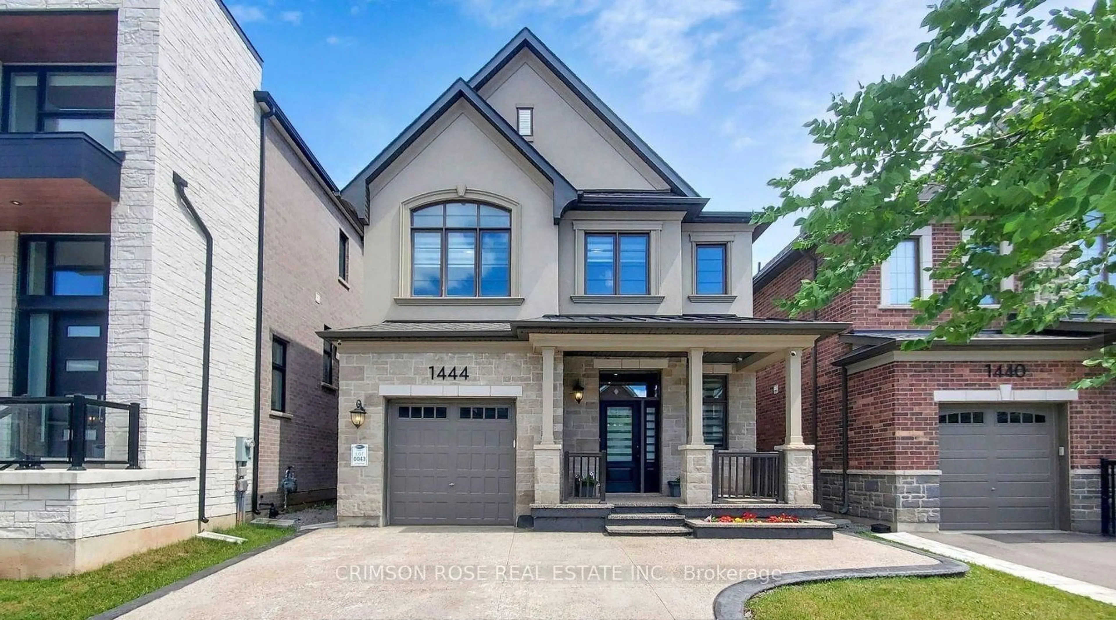 Home with brick exterior material, street for 1444 Varelas Passage, Oakville Ontario L6H 3S3