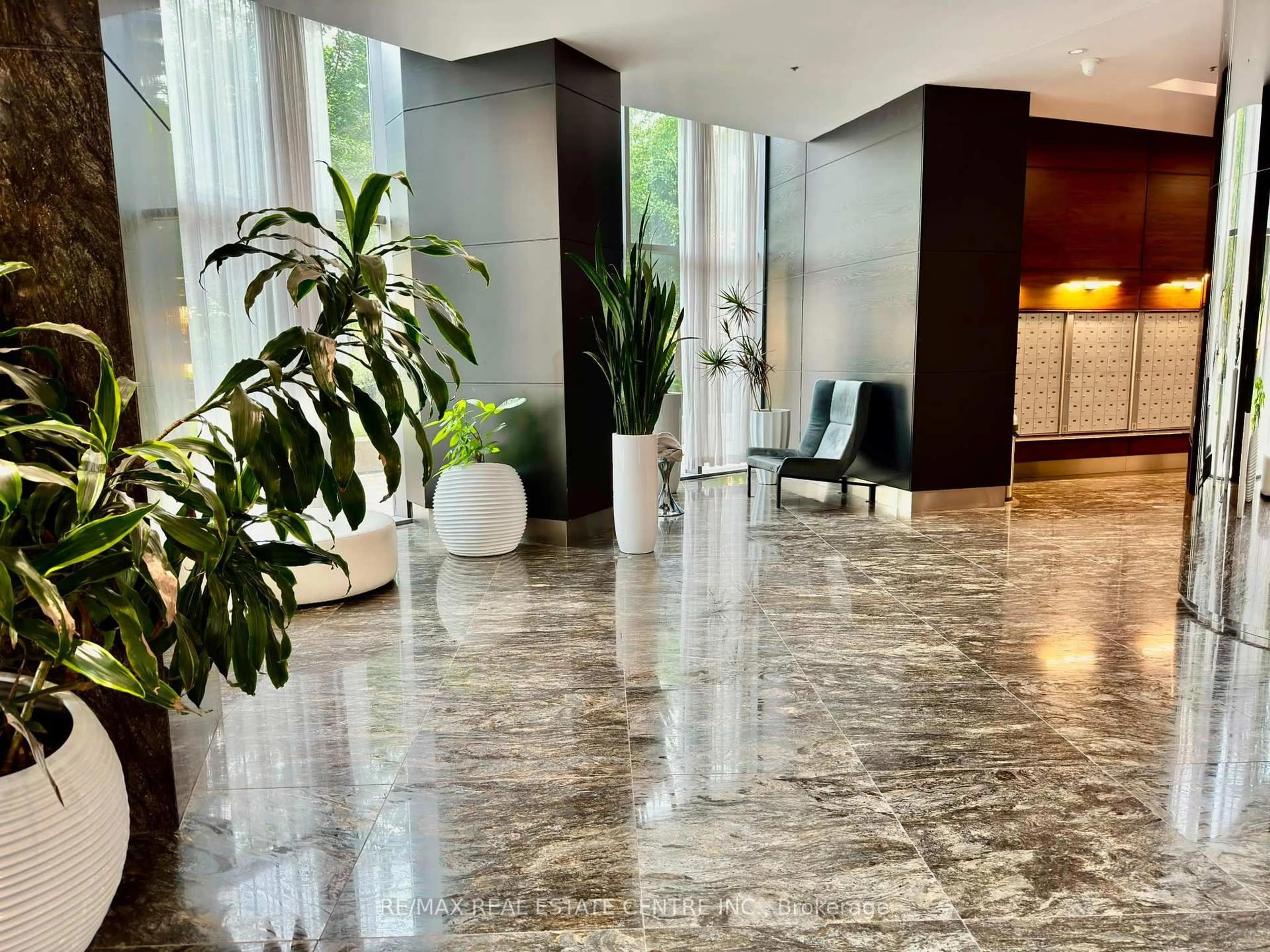Lobby for 50 Absolute Ave #802, Mississauga Ontario L4Z 0A8