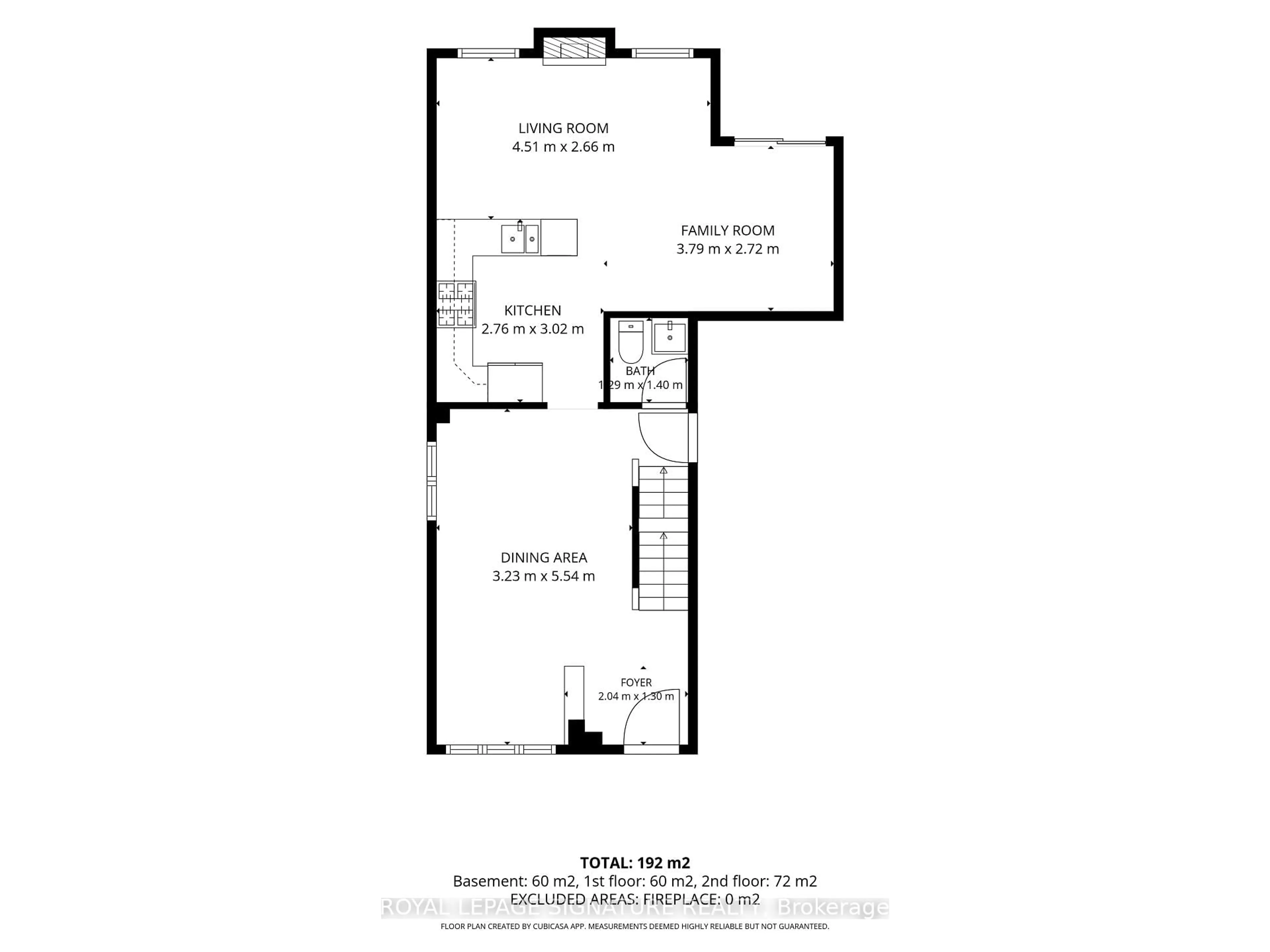 Floor plan for 2449 BANKSIDE DR Dr, Mississauga Ontario L5M 6E6