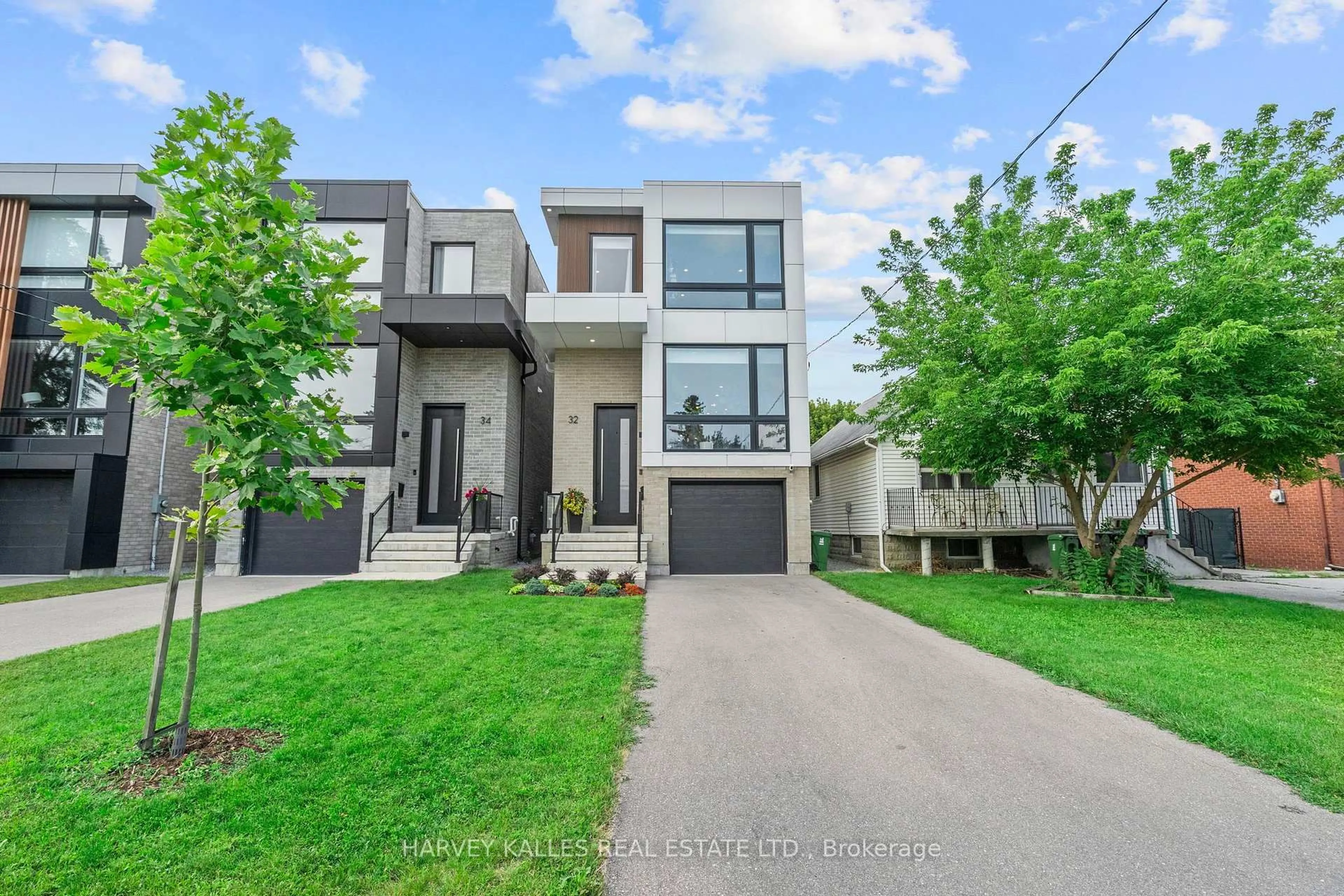 Home with brick exterior material, street for 32 Albright Ave, Toronto Ontario M8W 1X1