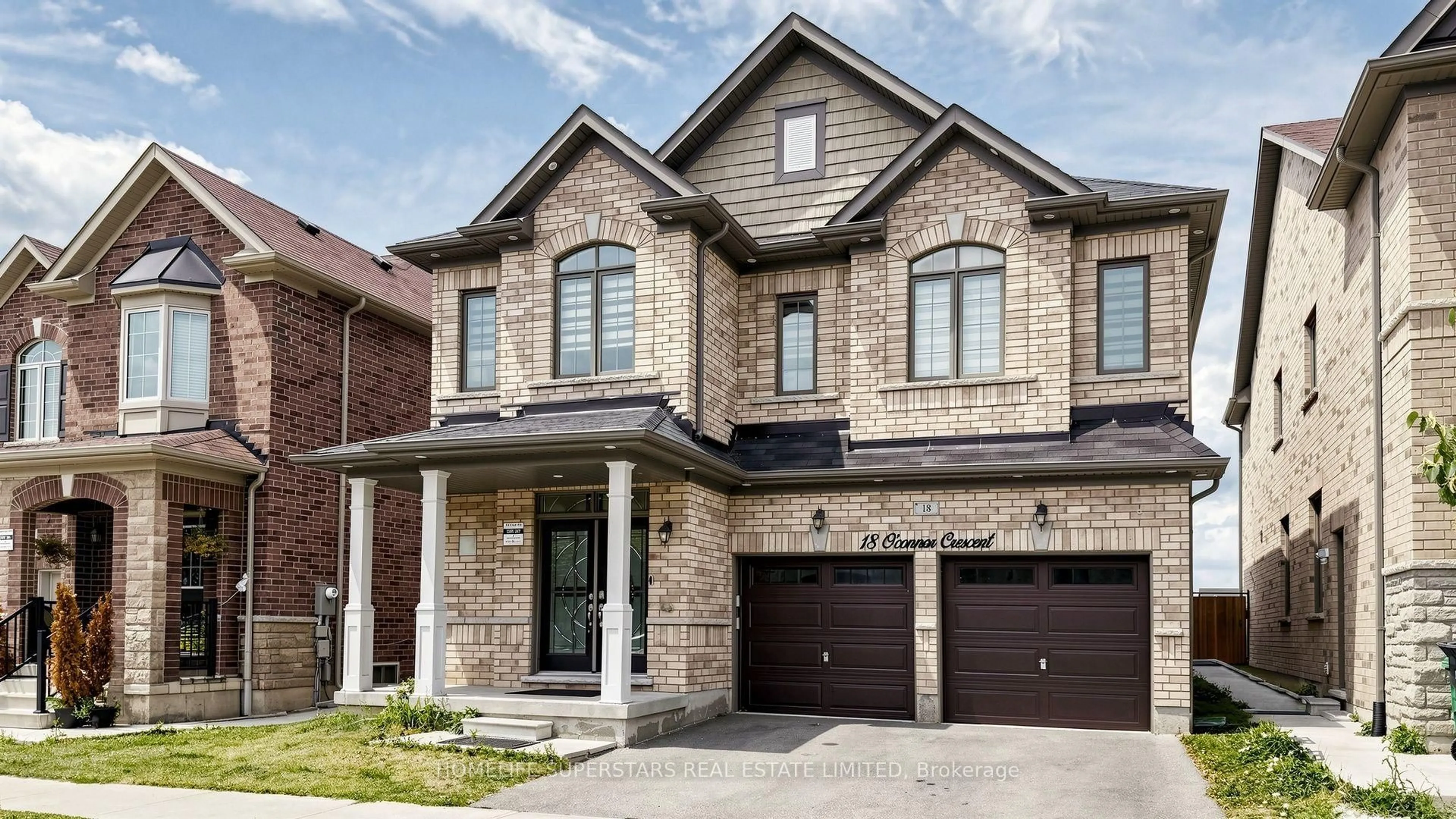 Home with brick exterior material, street for 18 Oconnor Cres, Brampton Ontario L7A 5A6