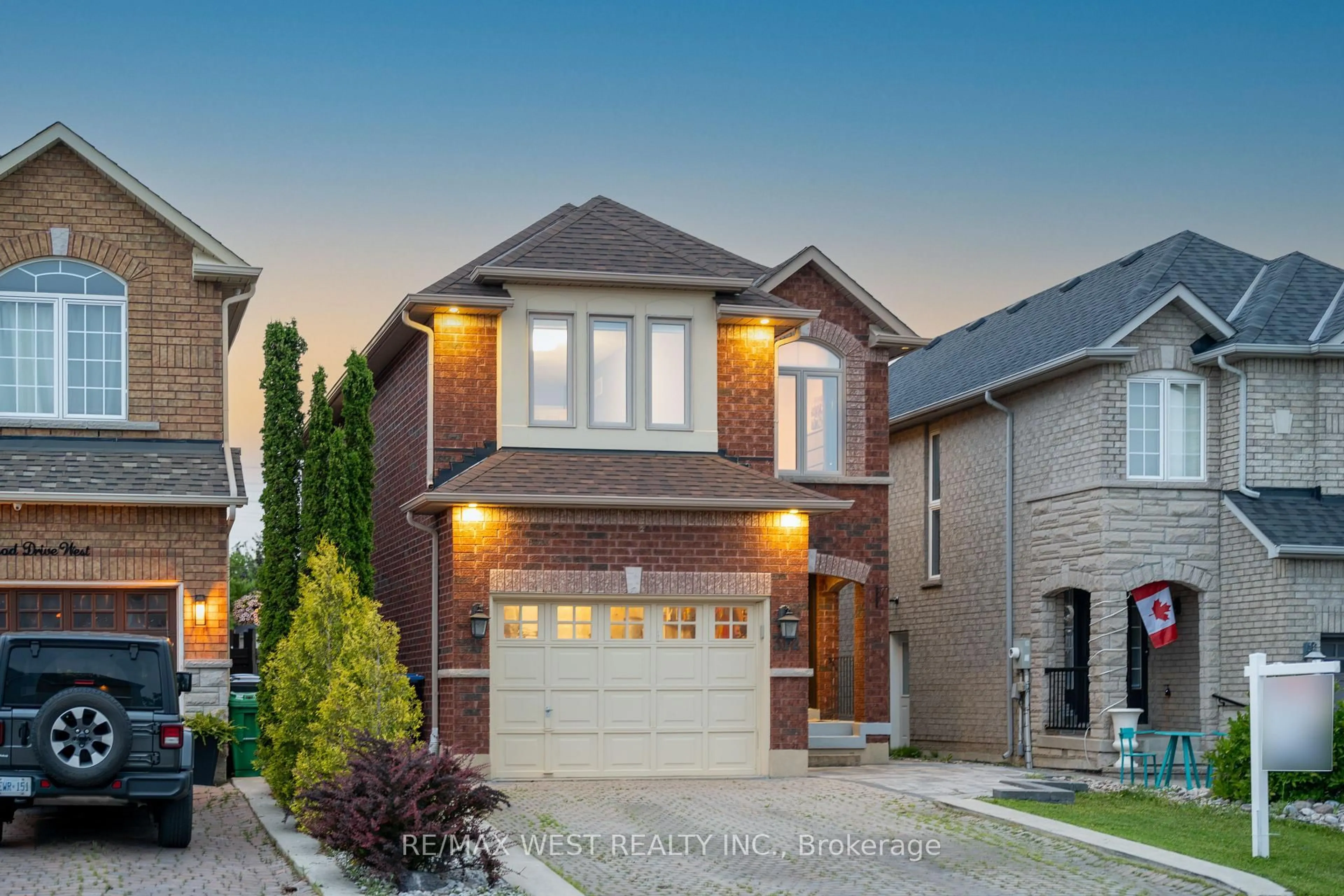 Home with brick exterior material, street for 312 Ellwood Dr, Caledon Ontario L7E 2G9