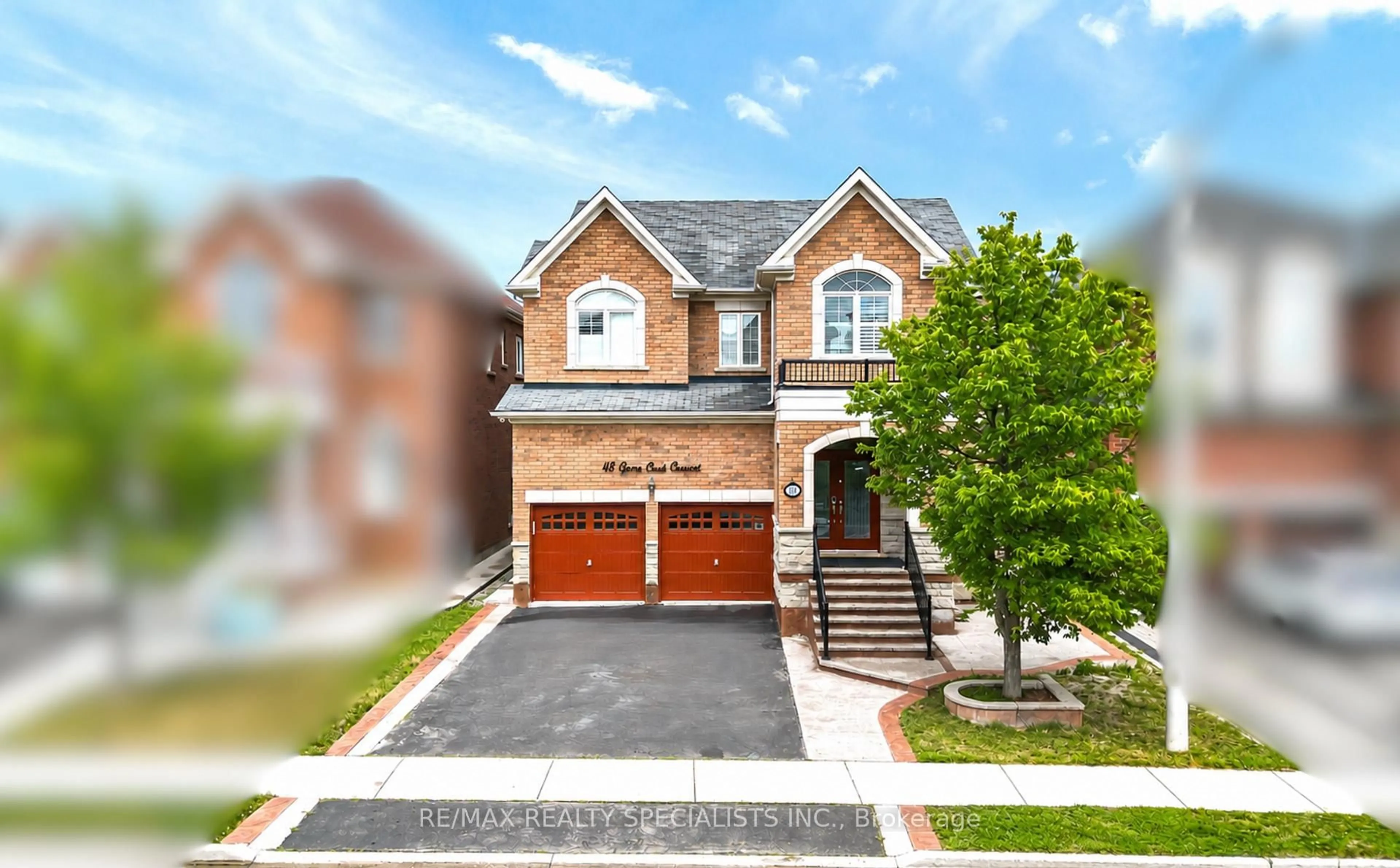 Home with brick exterior material, street for 48 Game Creek Cres, Brampton Ontario L7A 0K3