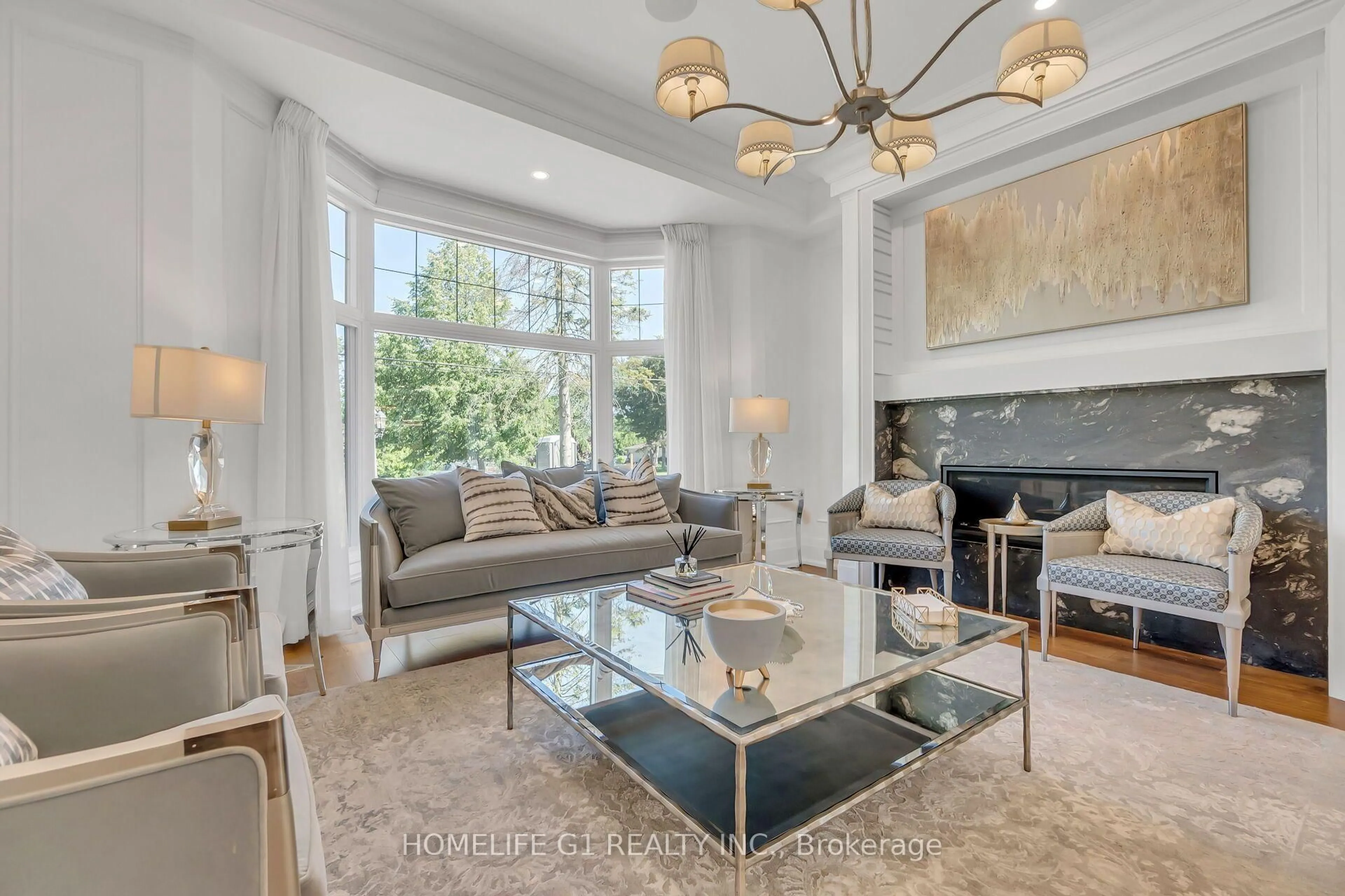 Living room with furniture, unknown for 2115 Rebecca St, Oakville Ontario L6L 2A4