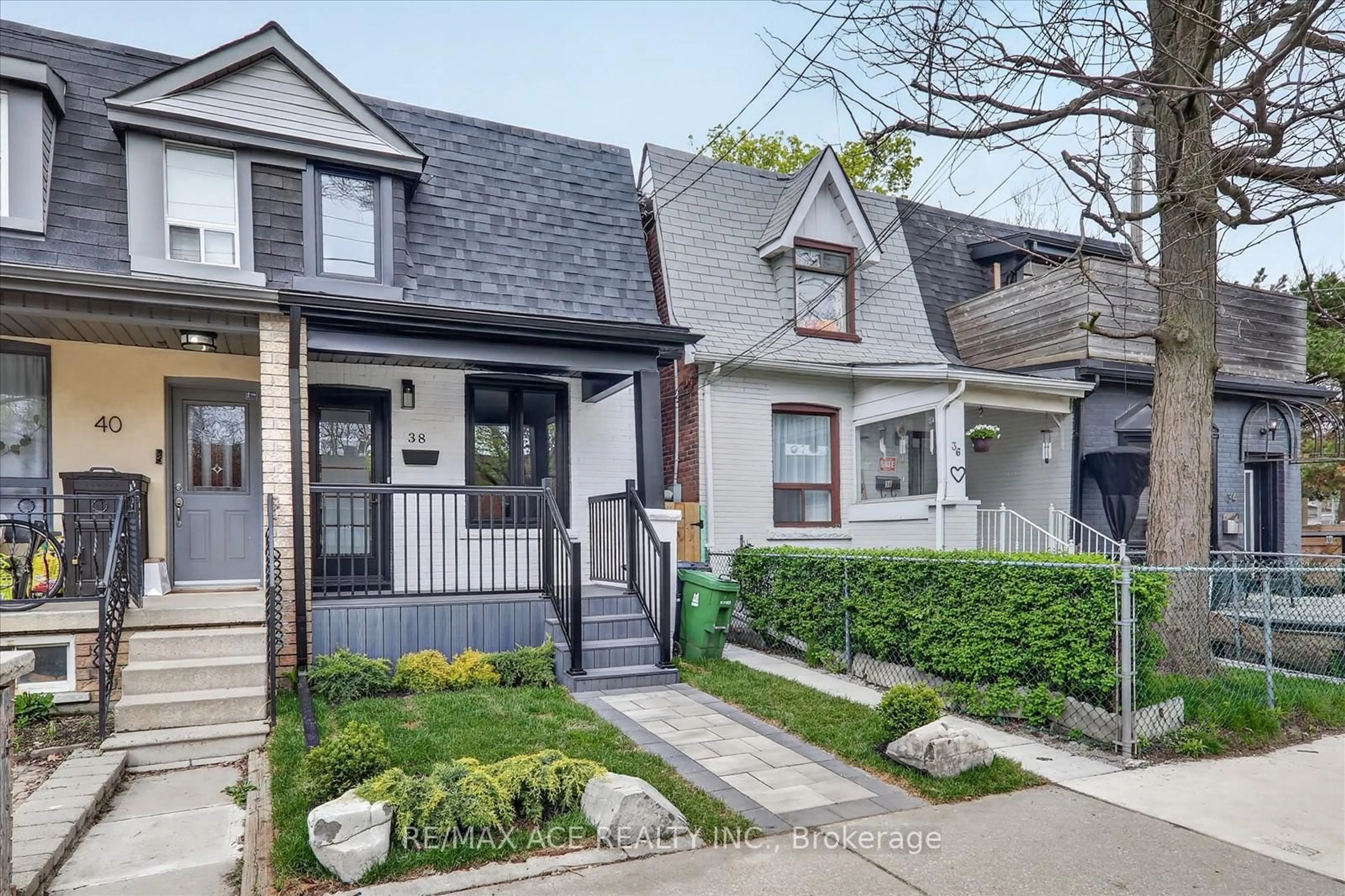 Home with brick exterior material, street for 38 Pelham Ave, Toronto Ontario M6N 1A6