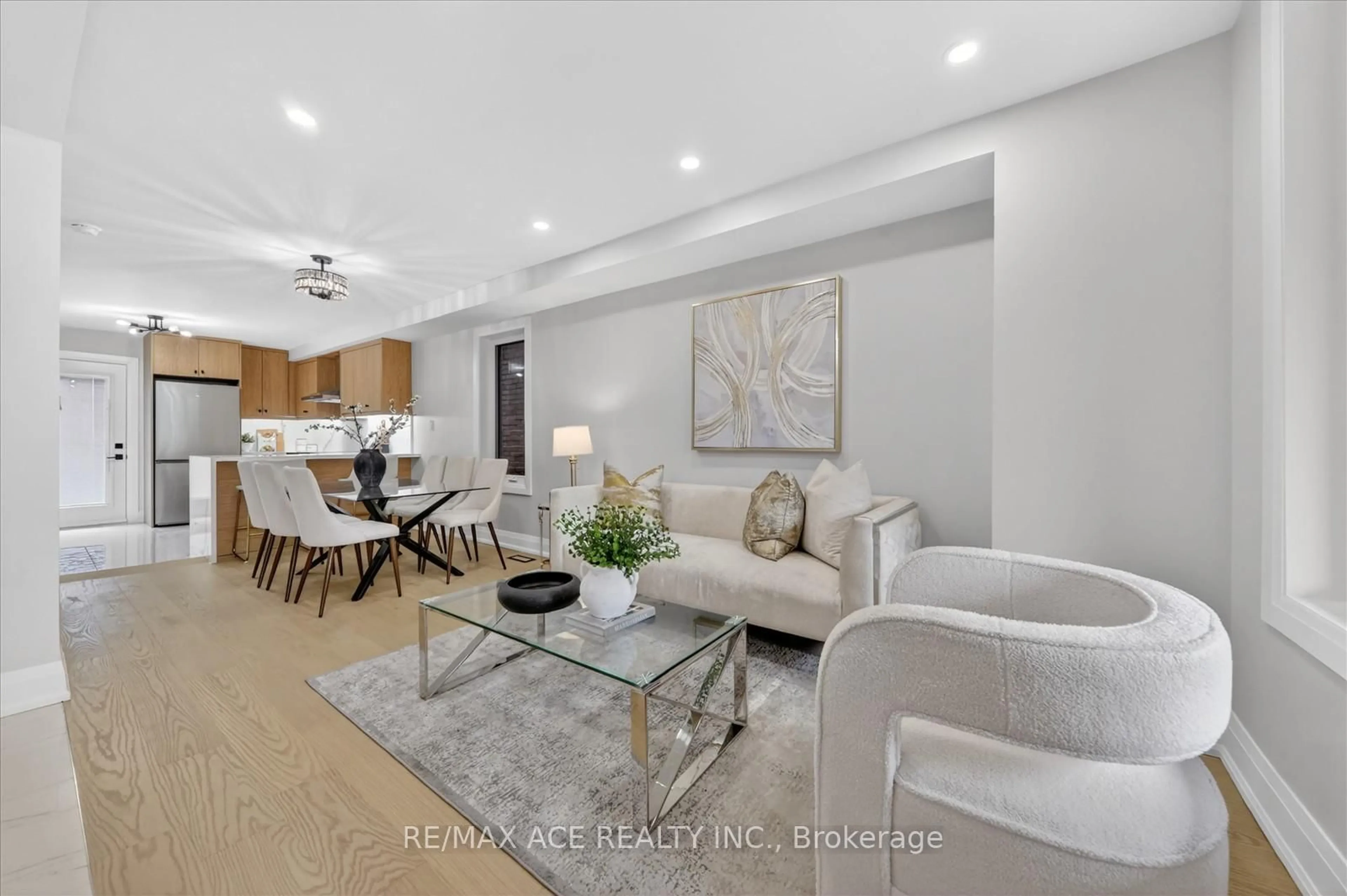 Living room with furniture, unknown for 38 Pelham Ave, Toronto Ontario M6N 1A6