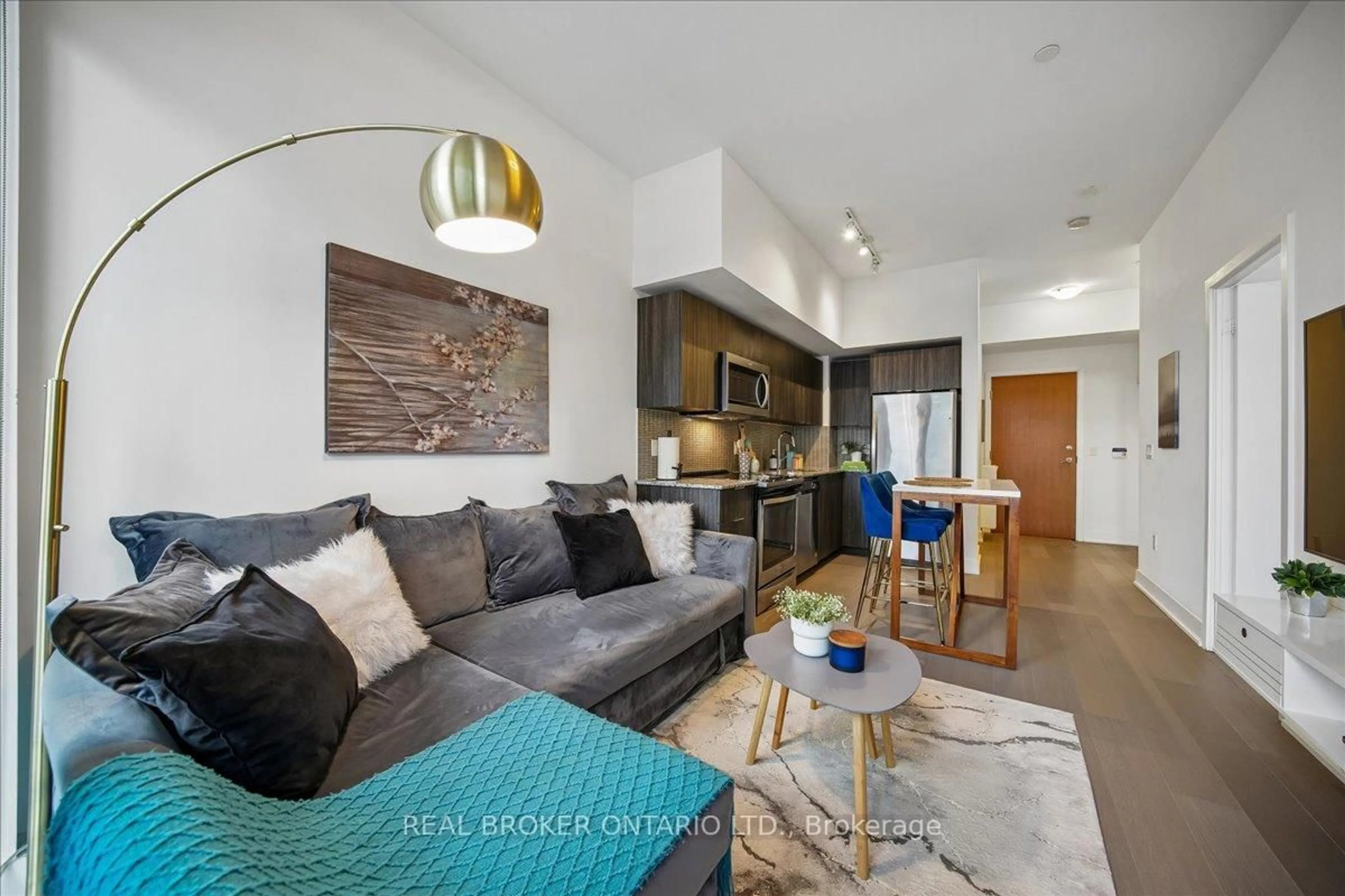 Living room with furniture, unknown for 20 Shore Breeze Dr #603, Toronto Ontario M8V 0C7