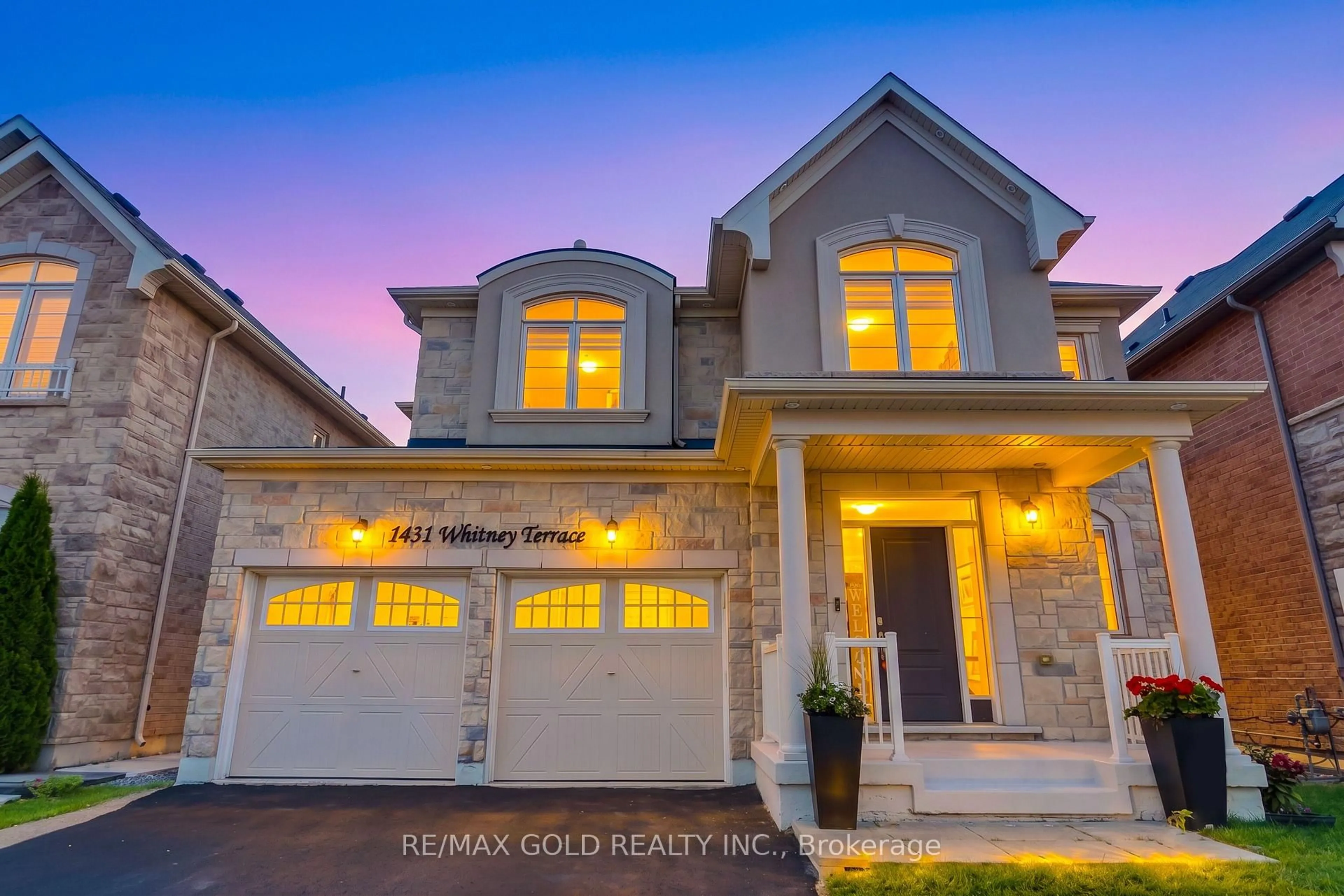 Home with brick exterior material, street for 1431 Whitney Terr, Milton Ontario L9E 0B7