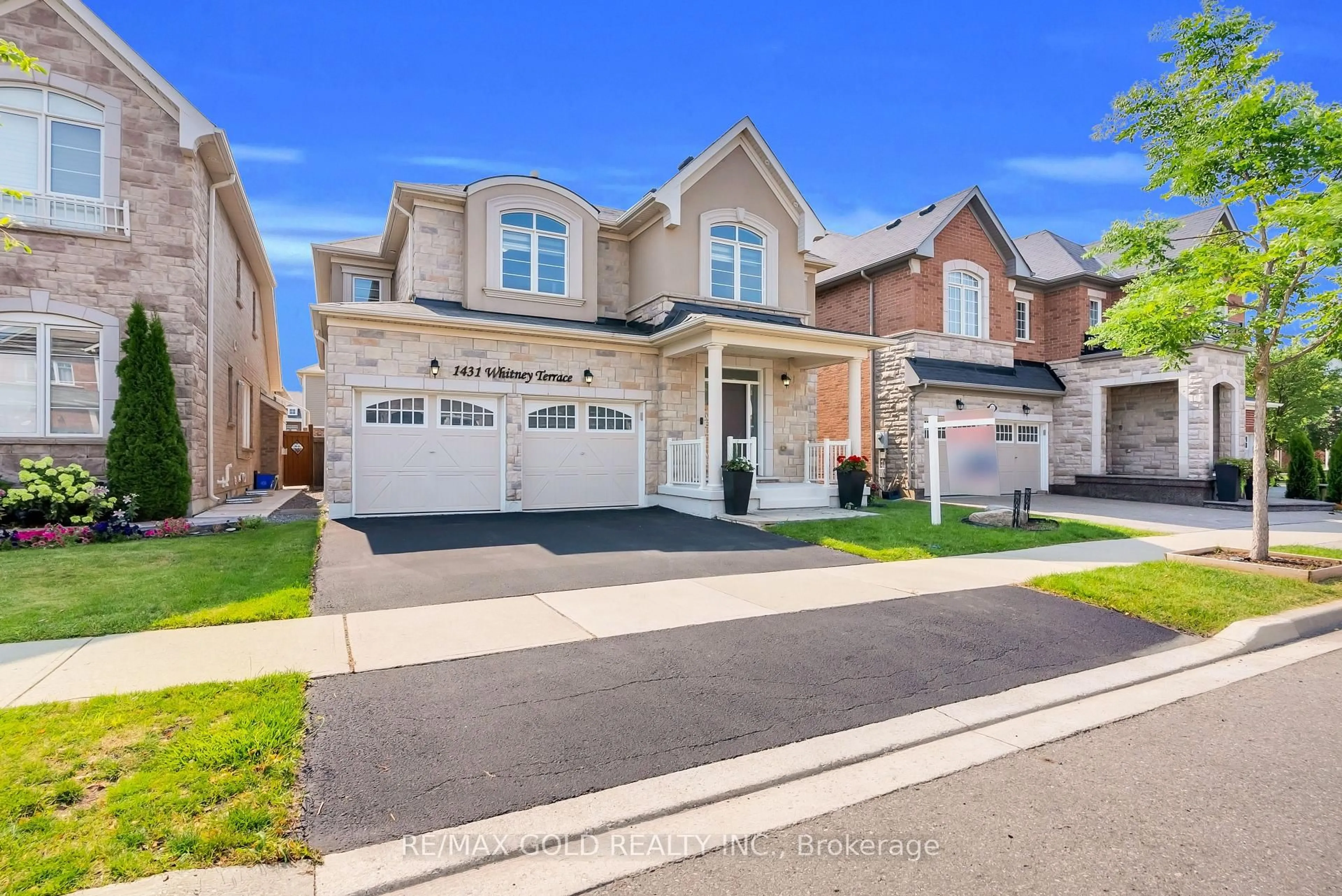 Home with brick exterior material, street for 1431 Whitney Terr, Milton Ontario L9E 0B7